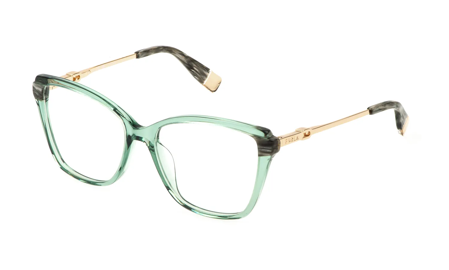 Furla VFU830 03GE Montature da vista Acetato Verde Squadrata - immagine 1