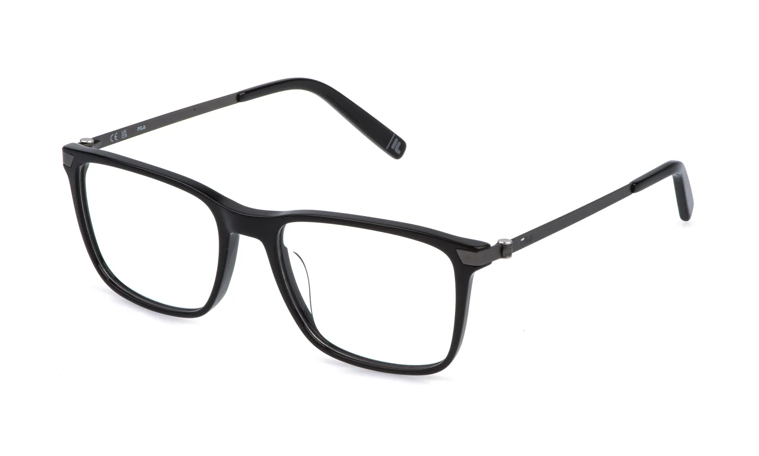 Fila VFIB01 700 Montature da vista Acetato Nero Squadrata - immagine 1