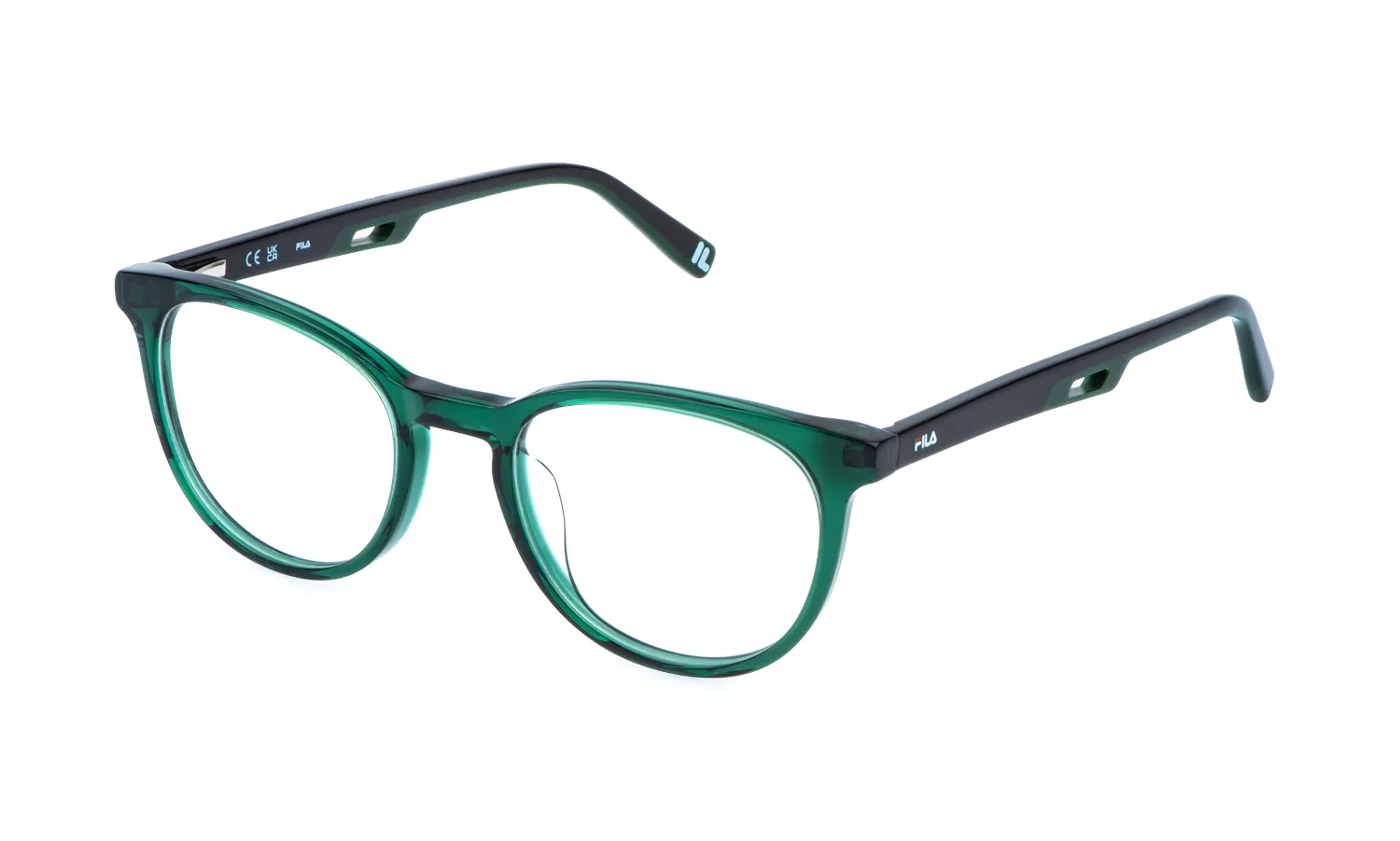Fila VFIA91 0M40 Montature da vista Acetato Verde Pantos - immagine 1