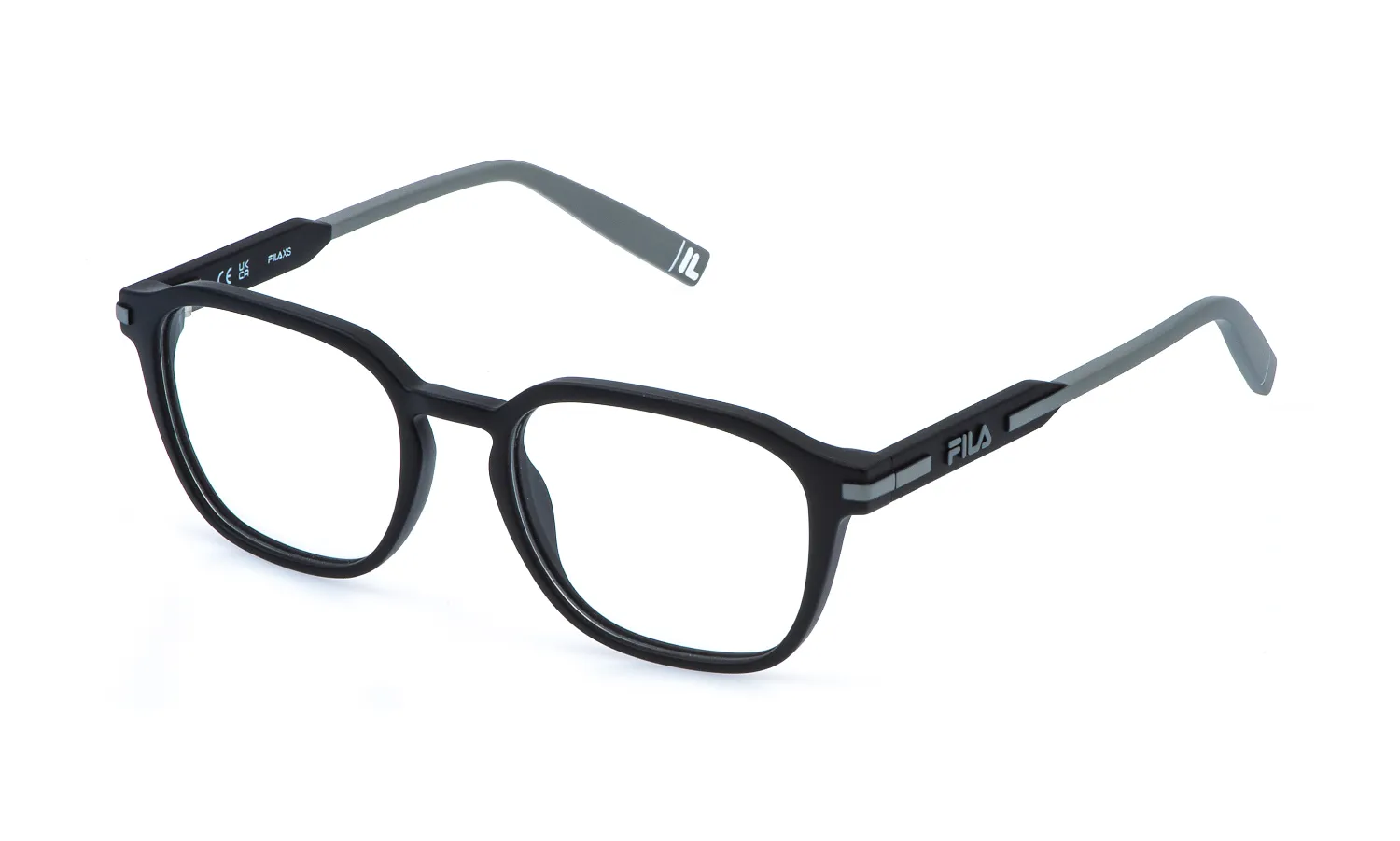 Fila Junior Fila VFIA01L 0U28 Montature da vista bambino Iniettato Nero Geometrica - immagine 1