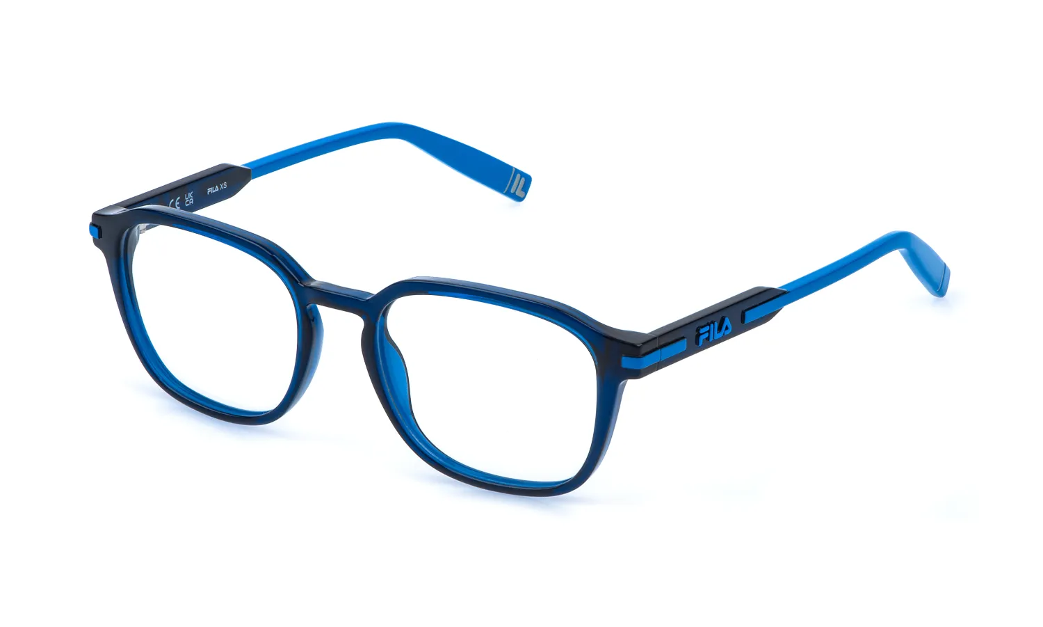 Fila Junior Fila VFIA01L 0AGQ Montature da vista bambino Iniettato Blu Geometrica - immagine 1