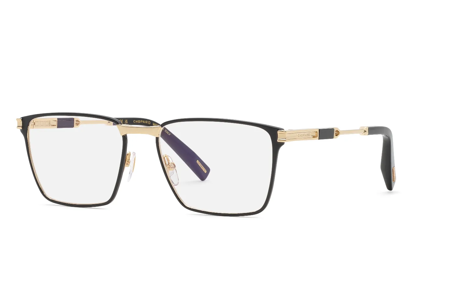 Chopard VCHM09 301 Montature da vista Metallo Oro Squadrata - immagine 1