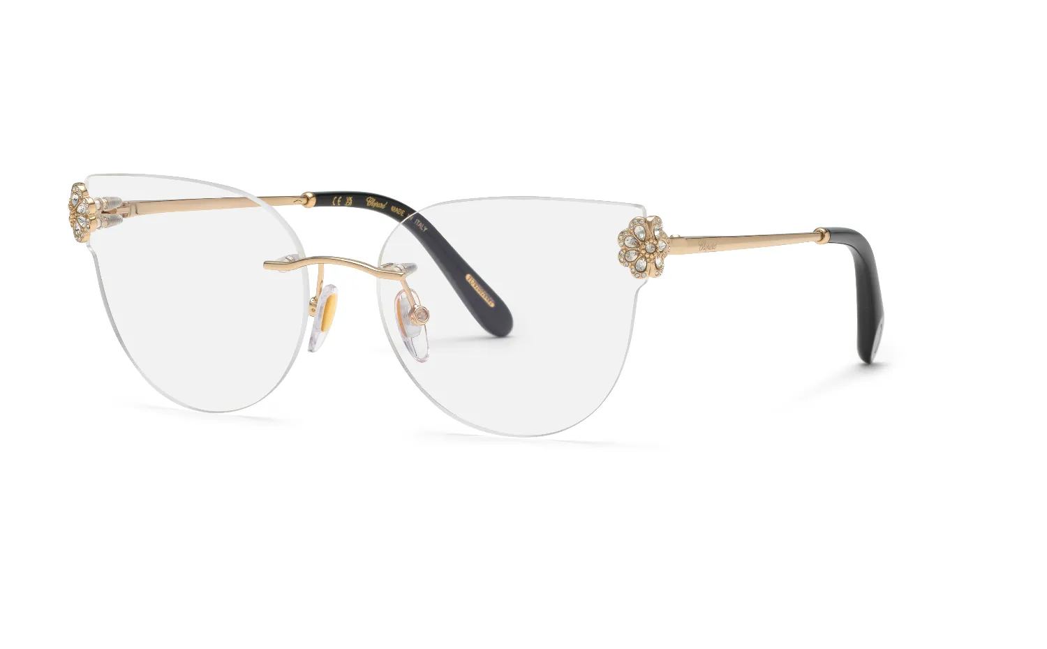 Chopard VCHL61S 300K Montature da vista Metallo Oro Farfalla - immagine 1