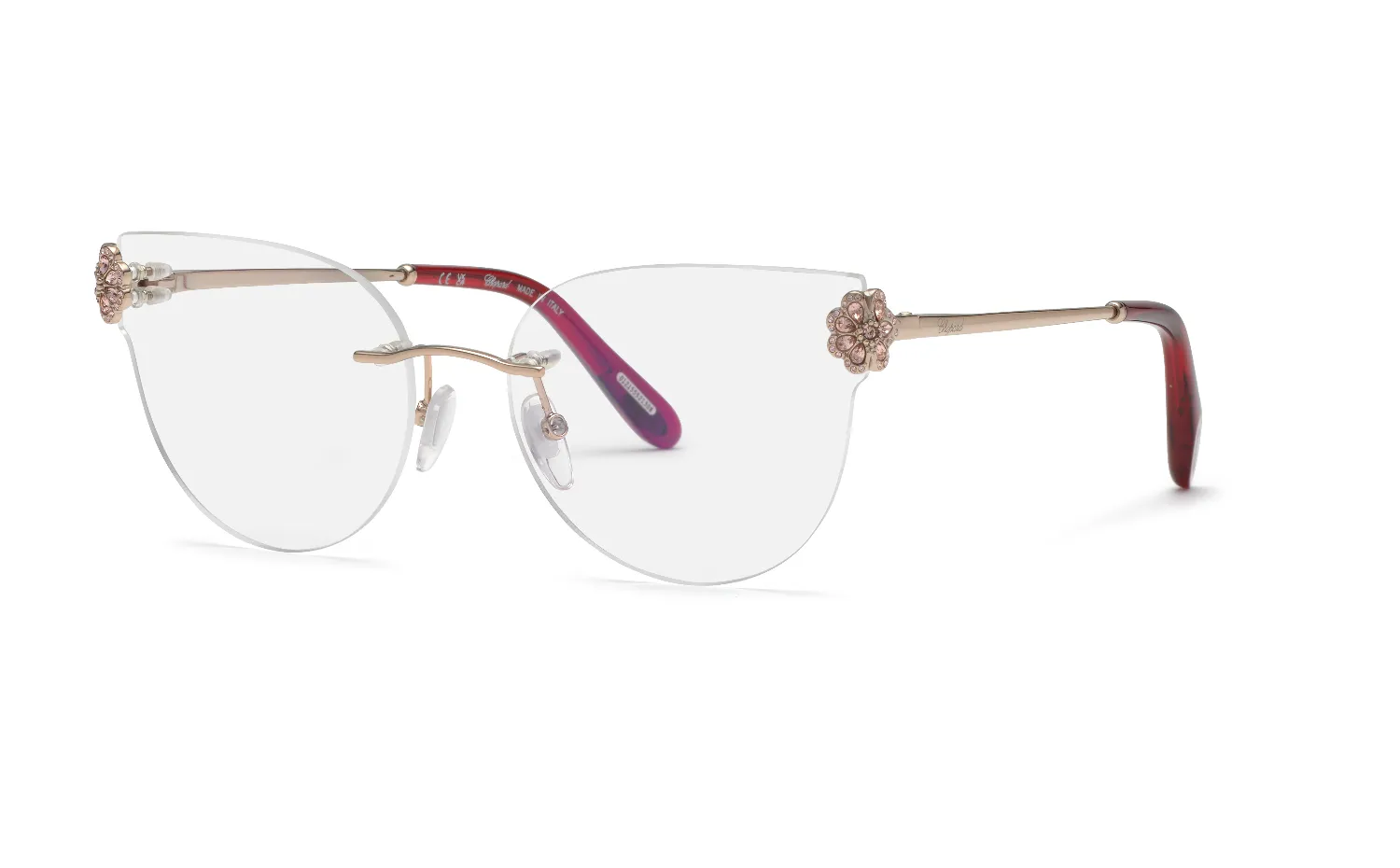 Chopard VCHL61S 0A39 Montature da vista Metallo Oro Farfalla - immagine 1