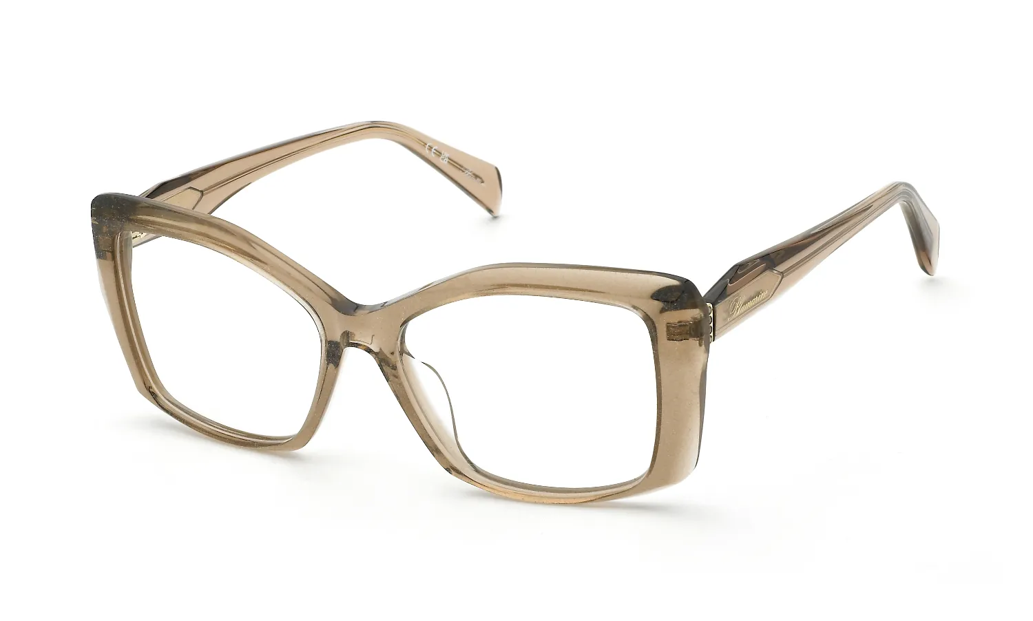 Blumarine VBM250S 0XAQ Montature da vista Acetato Beige Geometrica - immagine 1