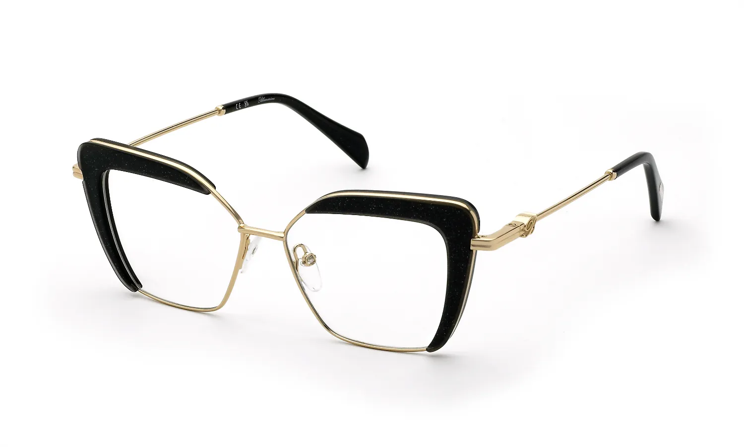 Blumarine VBM227V 300S Montature da vista Metallo Oro Geometrica - immagine 1