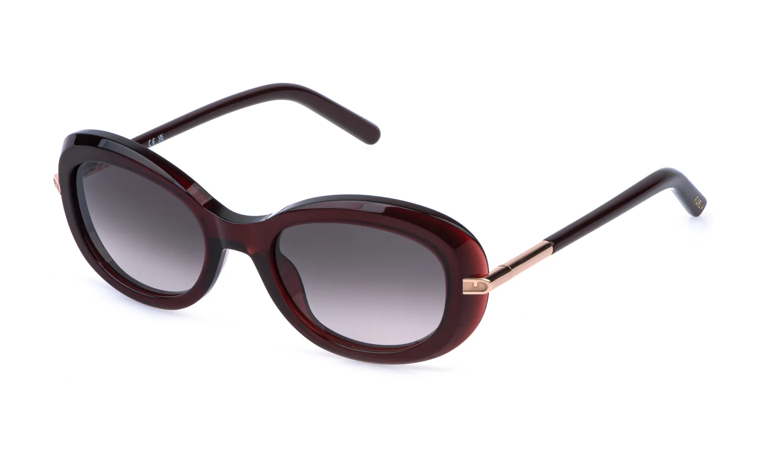 Furla SFU984 848 Occhiali da sole Acetato Marrone Geometrica Normale Sfumato - immagine 1