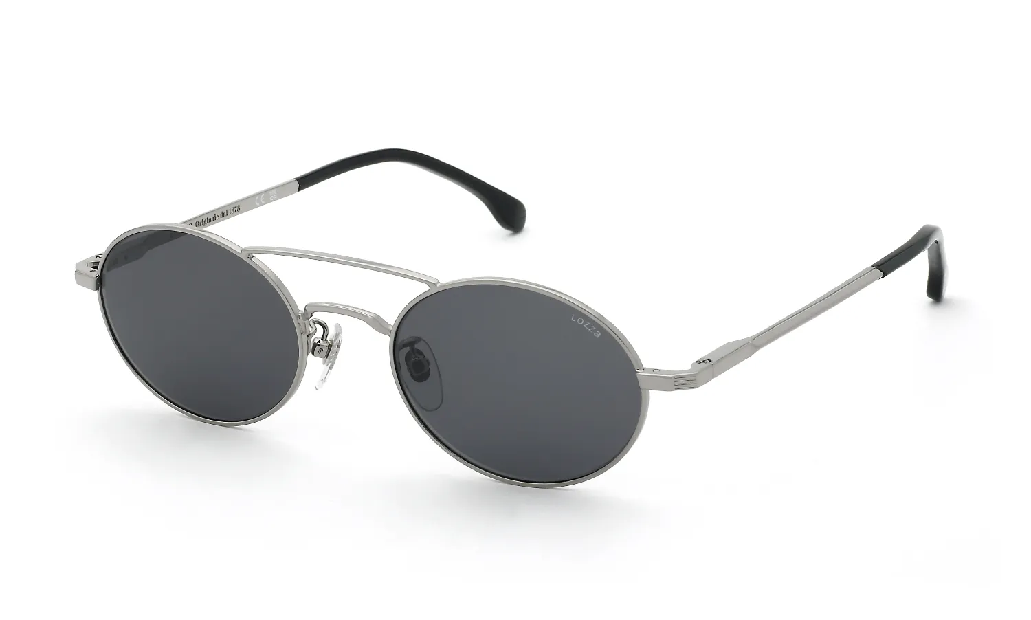 Lozza SL2456 PANTELLERIA 3 509Y Occhiali da sole Metallo Grigio Fumo Geometrica Normale - immagine 1