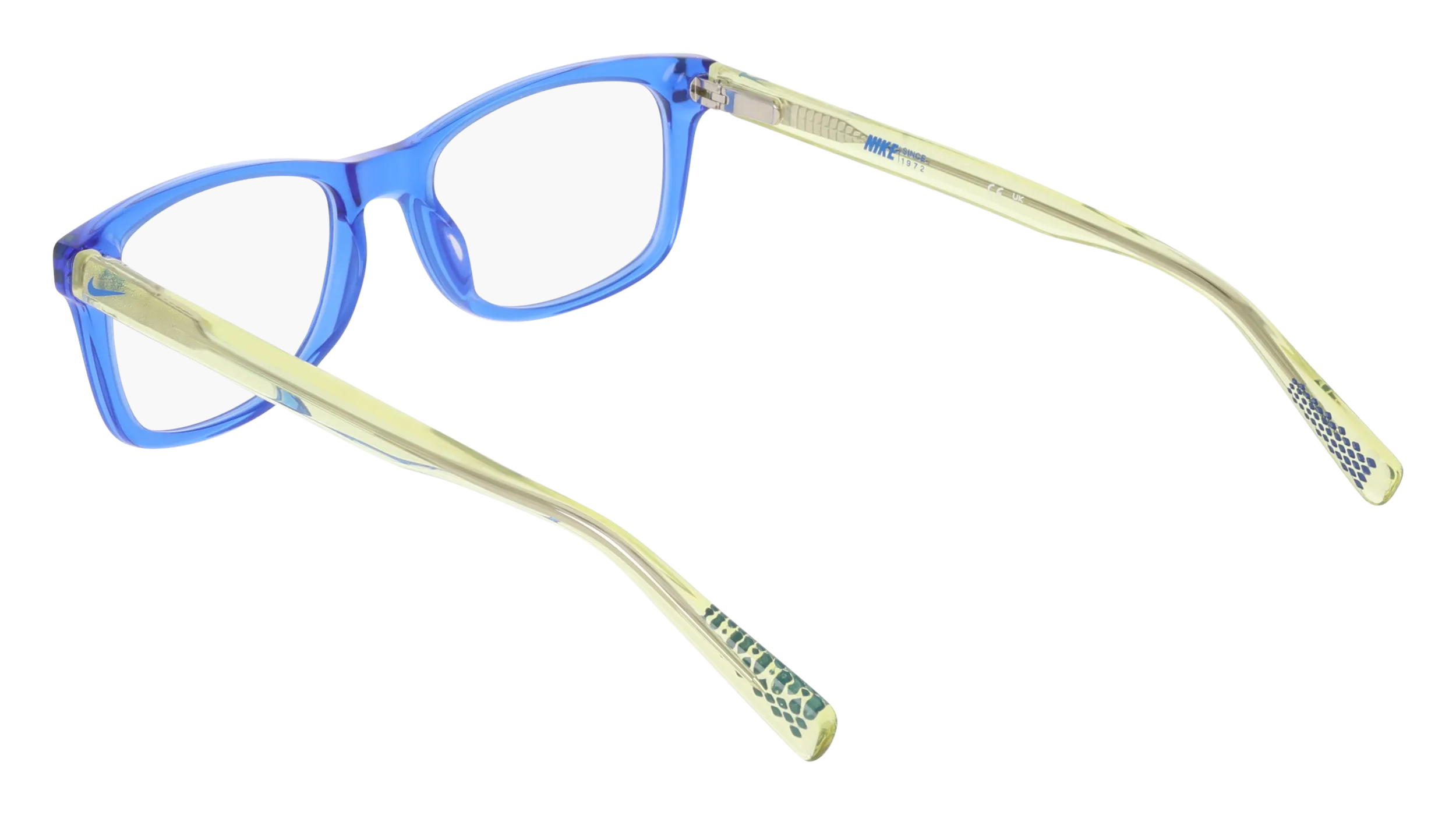 Nike NIKE 5538 430 Montature da vista bambino Acetato Blu Squadrata Normale - immagine 4