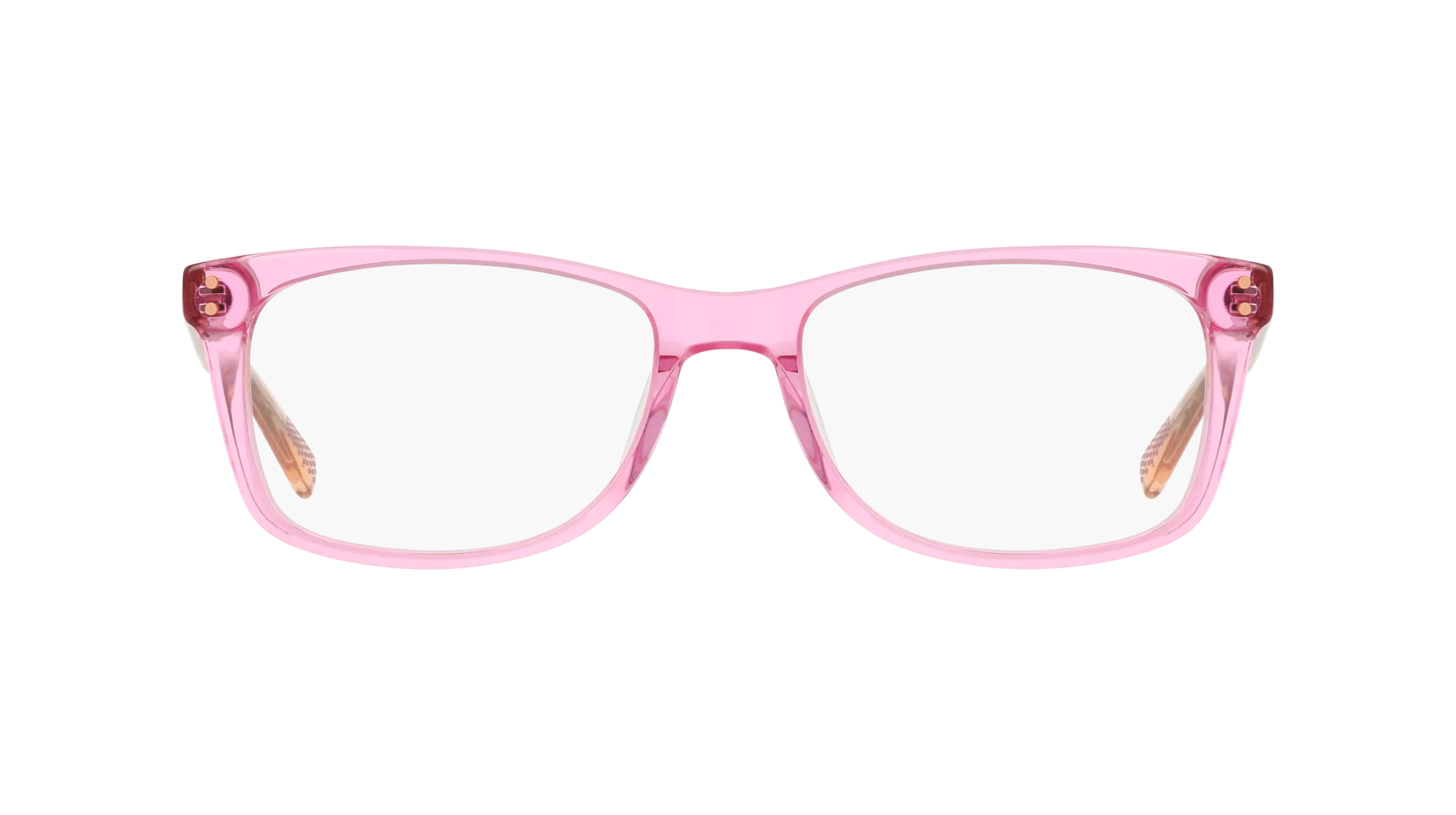 Nike NIKE 5538 673 Montature da vista bambino Acetato Rosa Squadrata Normale - immagine 2