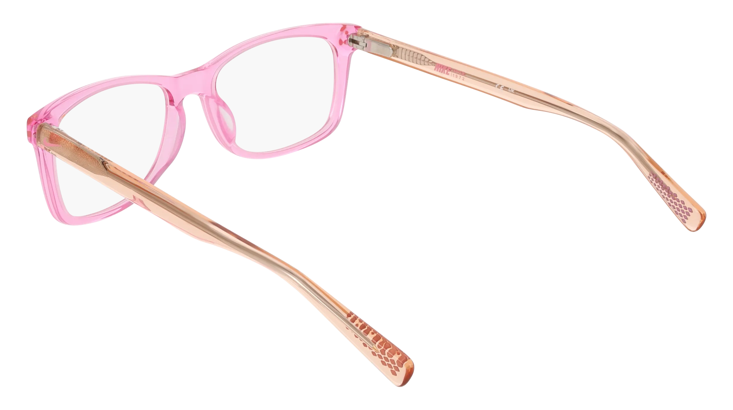 Nike NIKE 5538 673 Montature da vista bambino Acetato Rosa Squadrata Normale - immagine 4