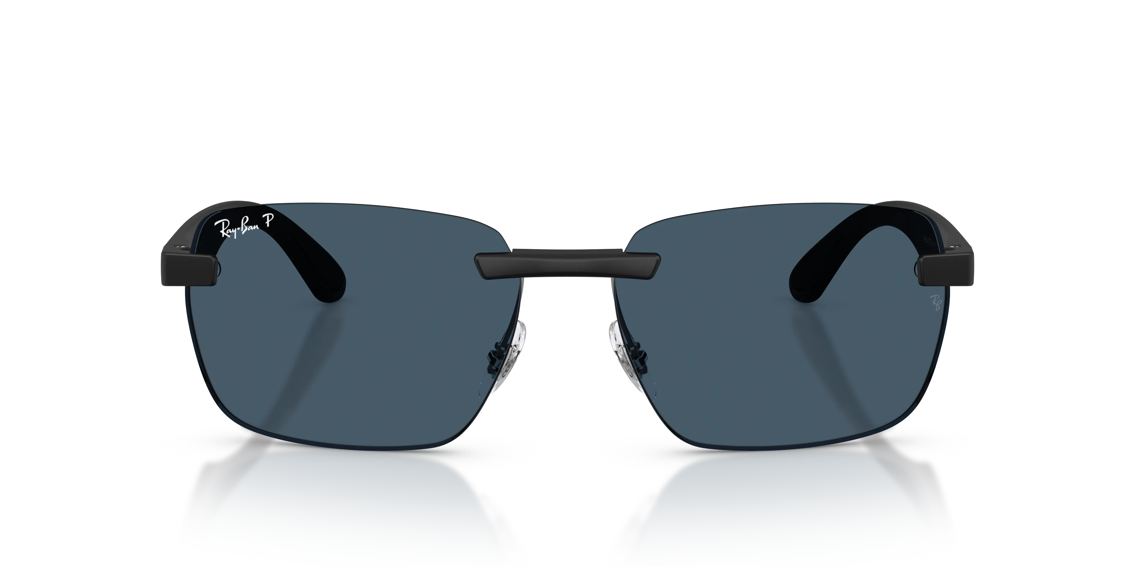 Ray - Ban RB4470CH 601S1C Occhiali da sole Peek Nero Geometrica Polarizzata - immagine 3