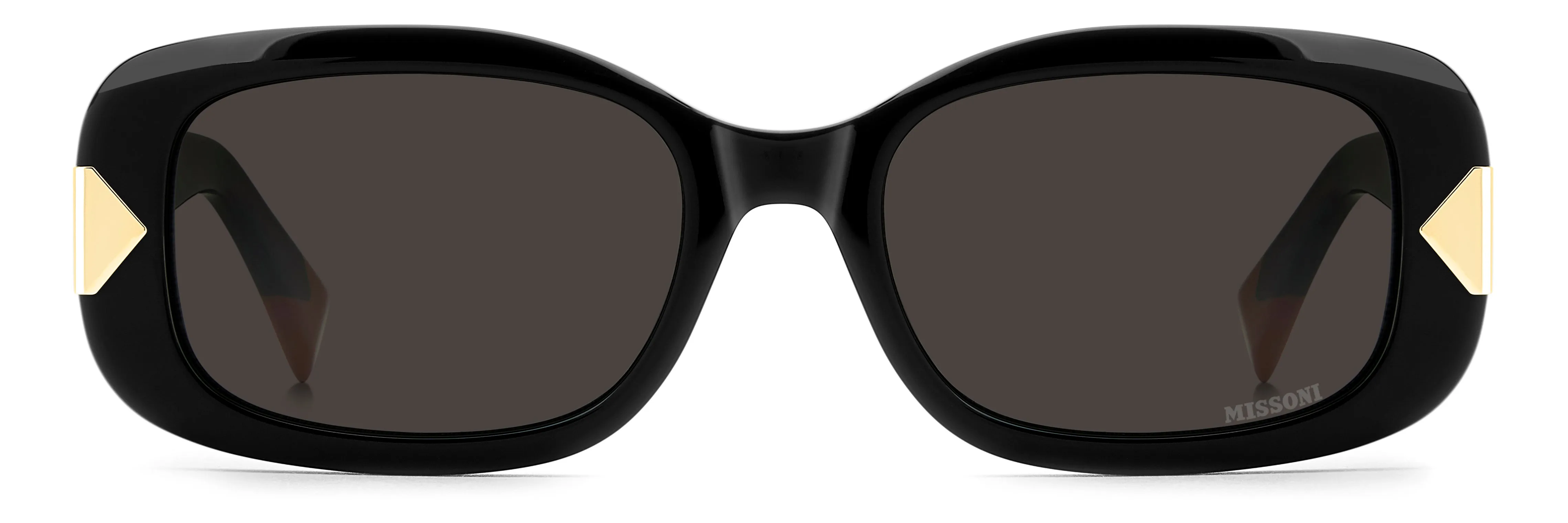 Missoni MIS 0285/S 807/IR Occhiali da sole Acetato Nero Grigio Squadrata Normale - immagine 2