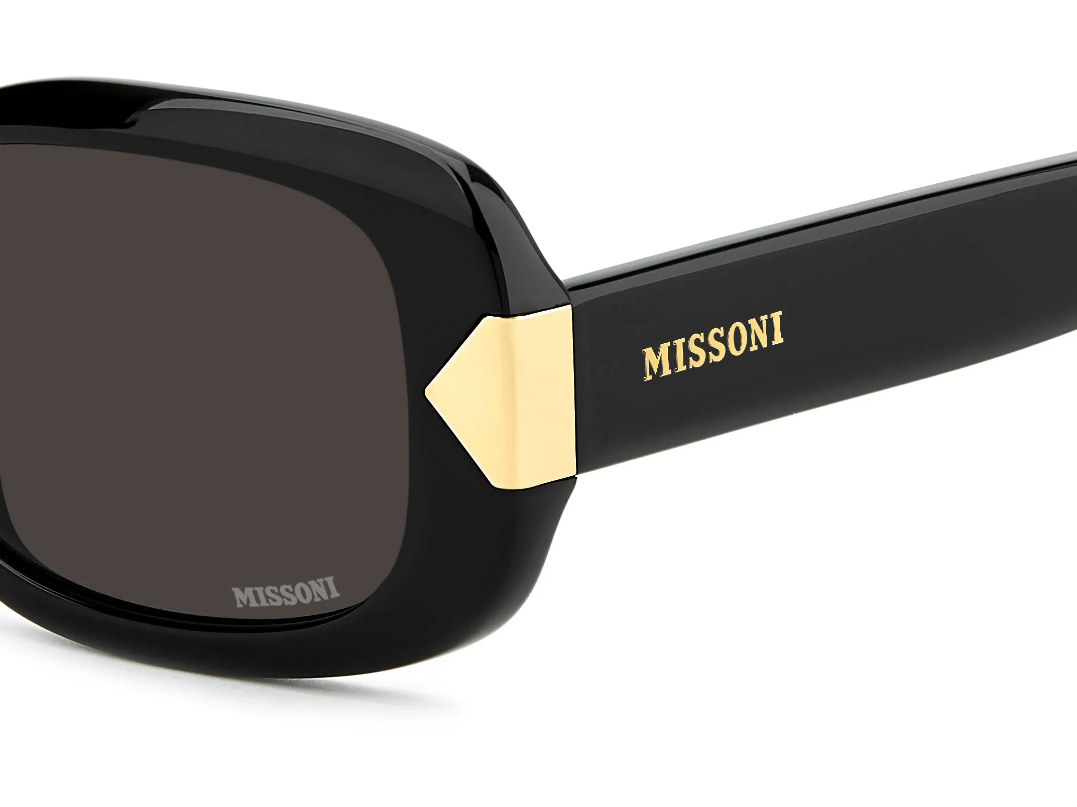 Missoni MIS 0285/S 807/IR Occhiali da sole Acetato Nero Grigio Squadrata Normale - immagine 3