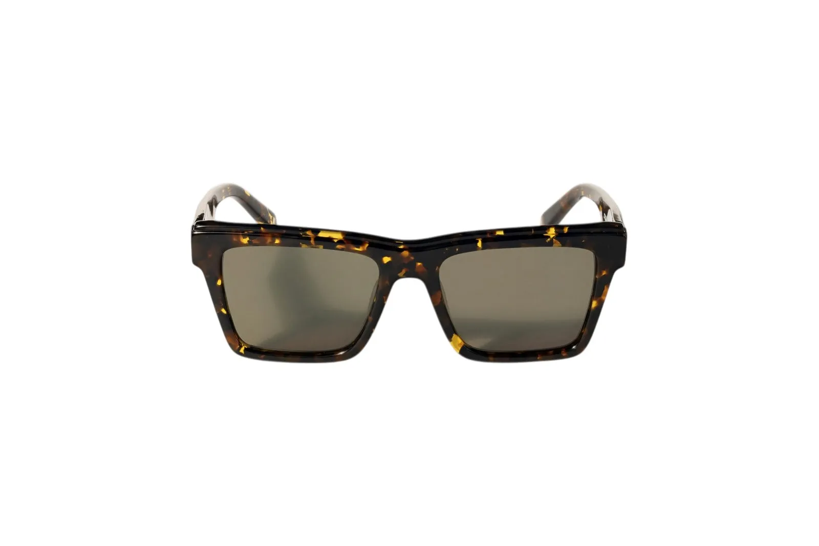Off-White OW1037 VIRGINIA 6055 Occhiali da sole Acetato Havana Verde Squadrata Normale - immagine 2