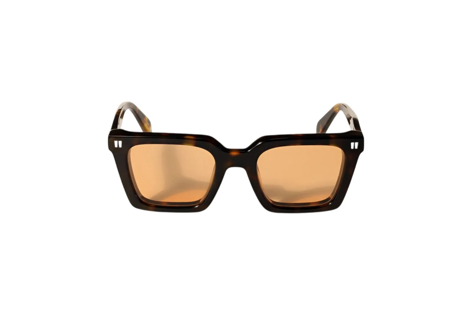 Off-White OW1004 RENO 6D20 Occhiali da sole Acetato Havana Arancione Squadrata Normale - immagine 2