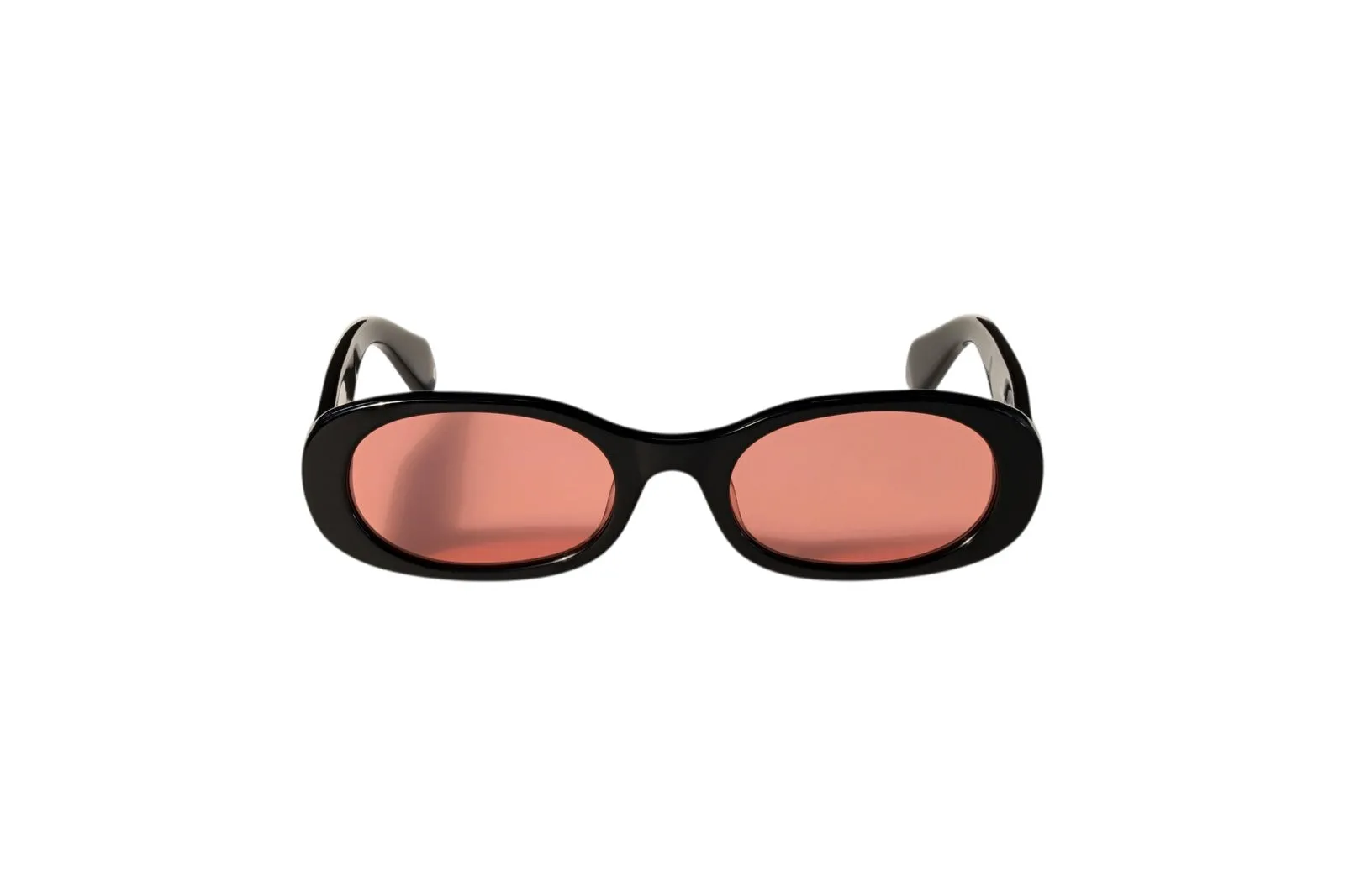 Off-White OW1033 ADAMS 1025 Occhiali da sole Acetato Nero Rosso Rotonda Normale - immagine 2
