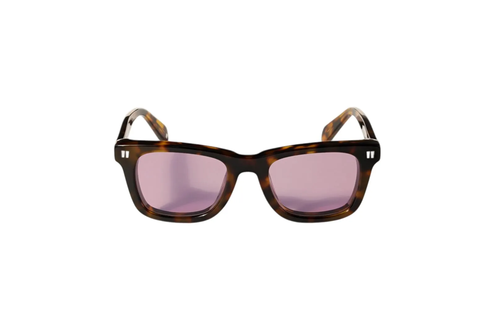 Off-White OW1044 KATY 6D37 Occhiali da sole Acetato Havana Viola Squadrata Normale - immagine 2