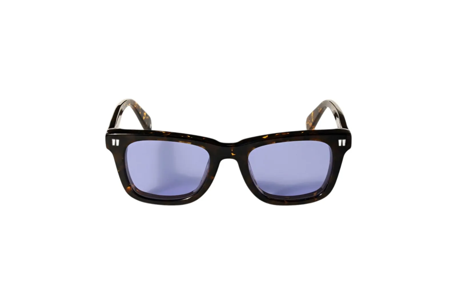Off-White OW1044 KATY 6045 Occhiali da sole Acetato Havana Blu Squadrata Normale - immagine 2