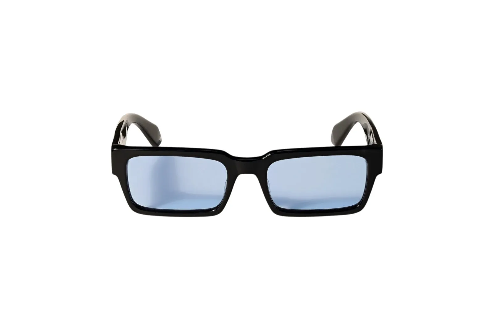 Off-White OW1032 HUNTINGTON 1040 Occhiali da sole Acetato Nero Azzurro Squadrata Normale - immagine 2