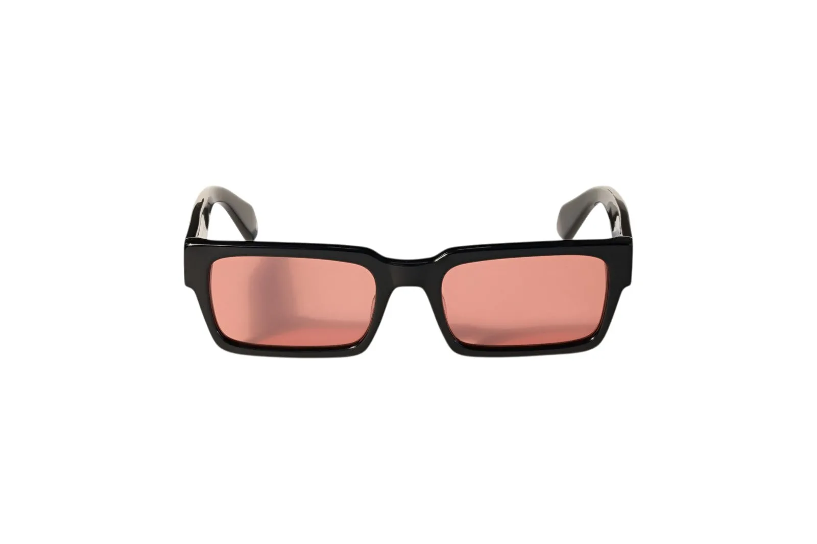 Off-White OW1032 HUNTINGTON 1025 Occhiali da sole Acetato Nero Rosso Squadrata Normale - immagine 2