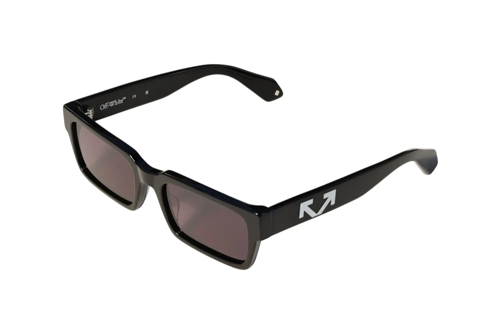 Off-White OW1032 HUNTINGTON 1007 Occhiali da sole Acetato Nero Fumo Squadrata Normale - immagine 1