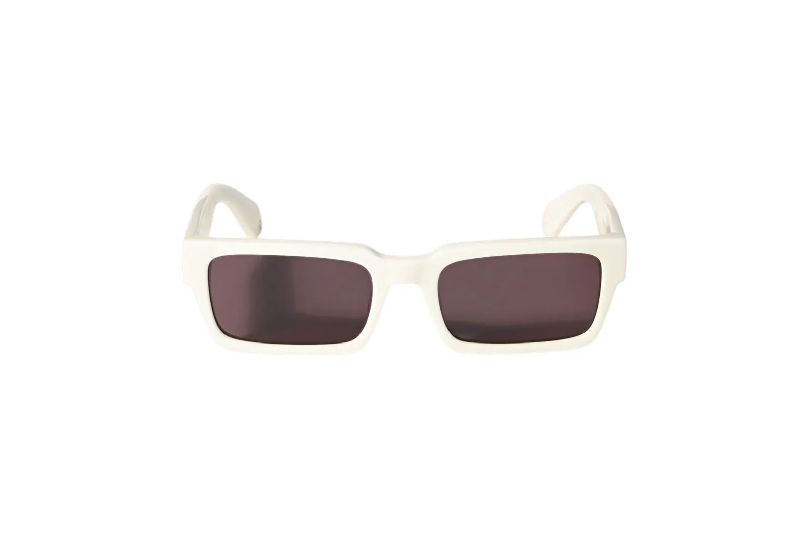 Off-White OW1032 HUNTINGTON 107 Occhiali da sole Acetato Bianco Fumo Squadrata Normale - immagine 2