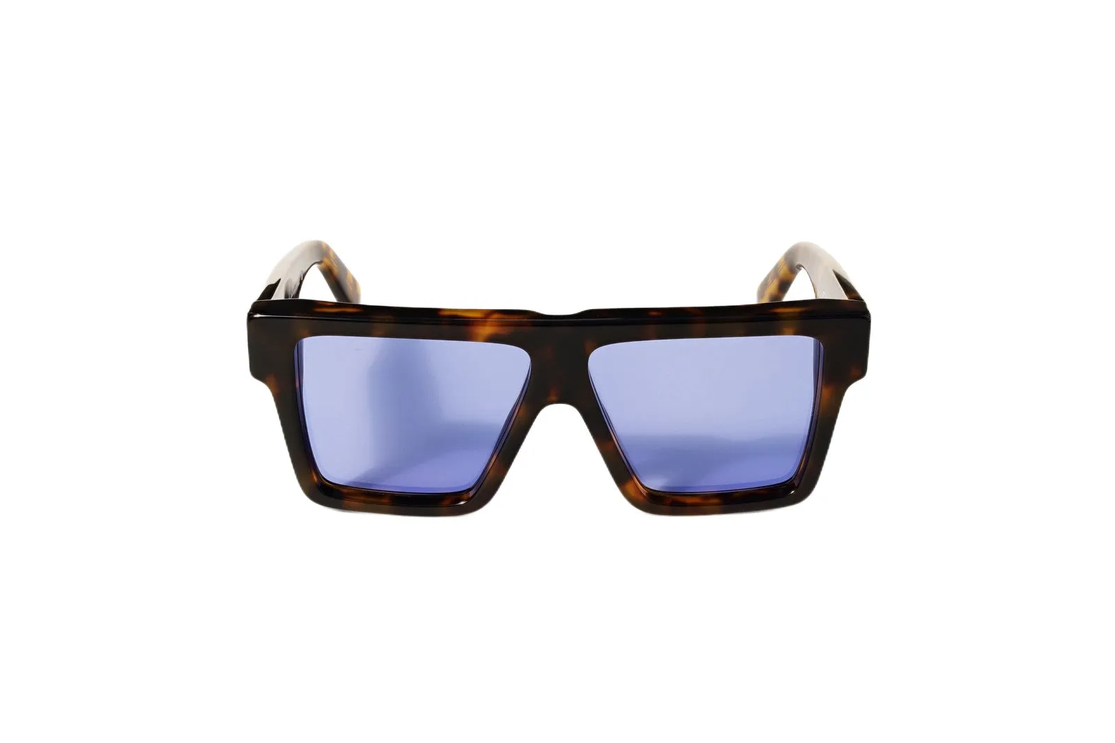 Off-White OW1052 BERKELEY 6D45 Occhiali da sole Acetato Havana Azzurro Squadrata Normale - immagine 2