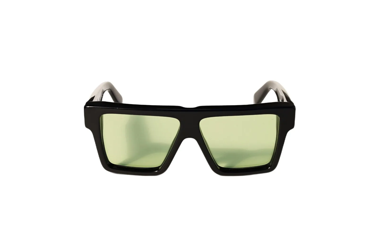 Off-White OW1052 BERKELEY 1050 Occhiali da sole Acetato Nero Verde Squadrata Normale - immagine 2