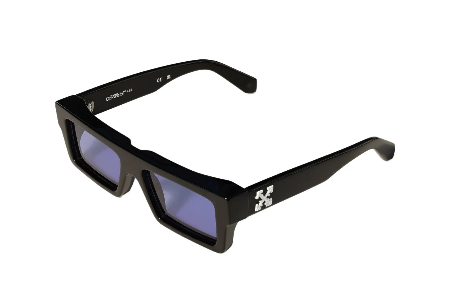 Off-White OW1013 RUBY 1045 Occhiali da sole Acetato Bianco Azzurro Squadrata Normale - immagine 1