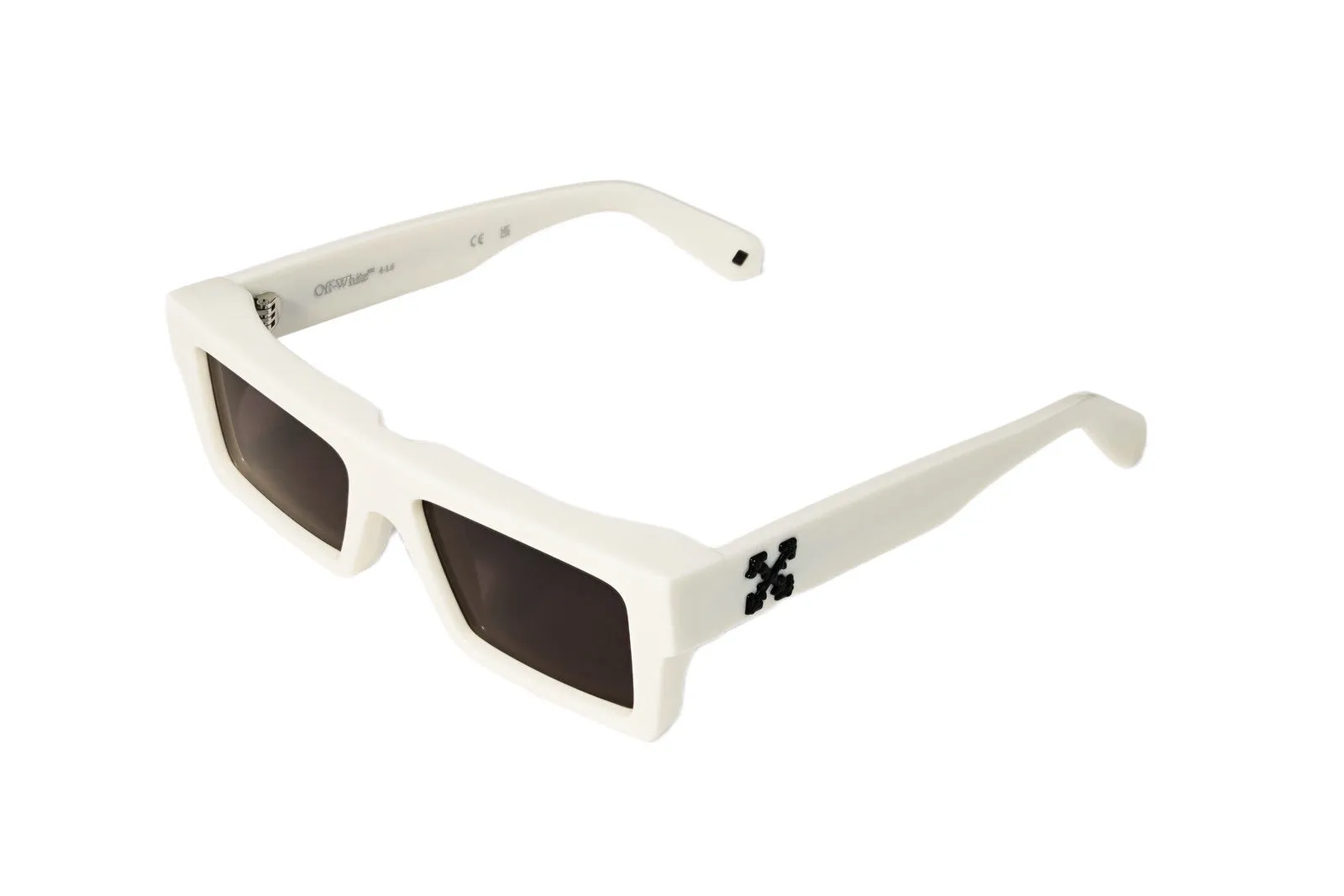 Off-White OW1013 RUBY 107 Occhiali da sole Acetato Bianco Grigio Squadrata Normale - immagine 1