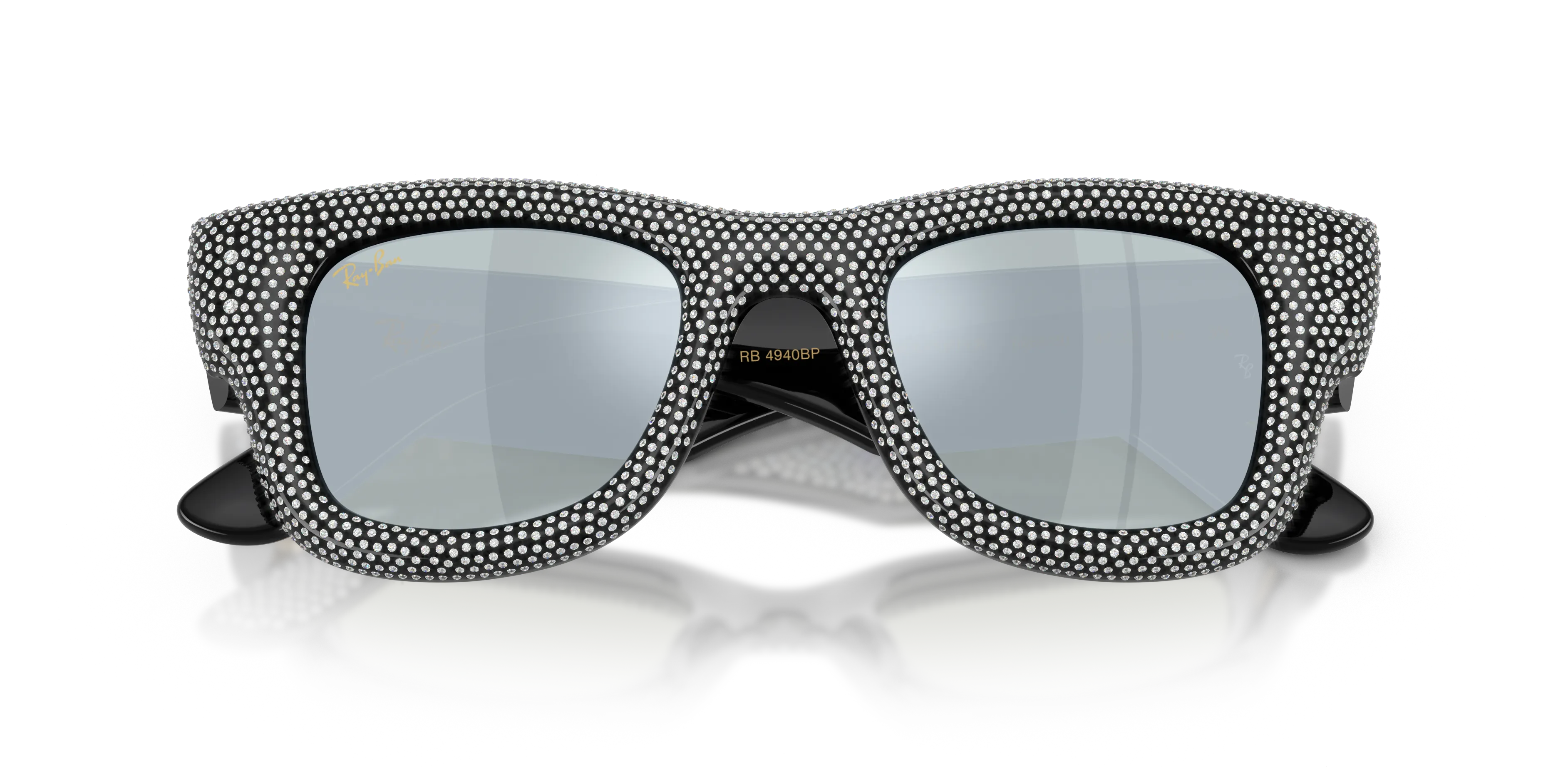Ray - Ban RB4940BP WAYFARER PUFFER 686530 Occhiali da sole Nylon Nero Squadrata Normale - immagine 2