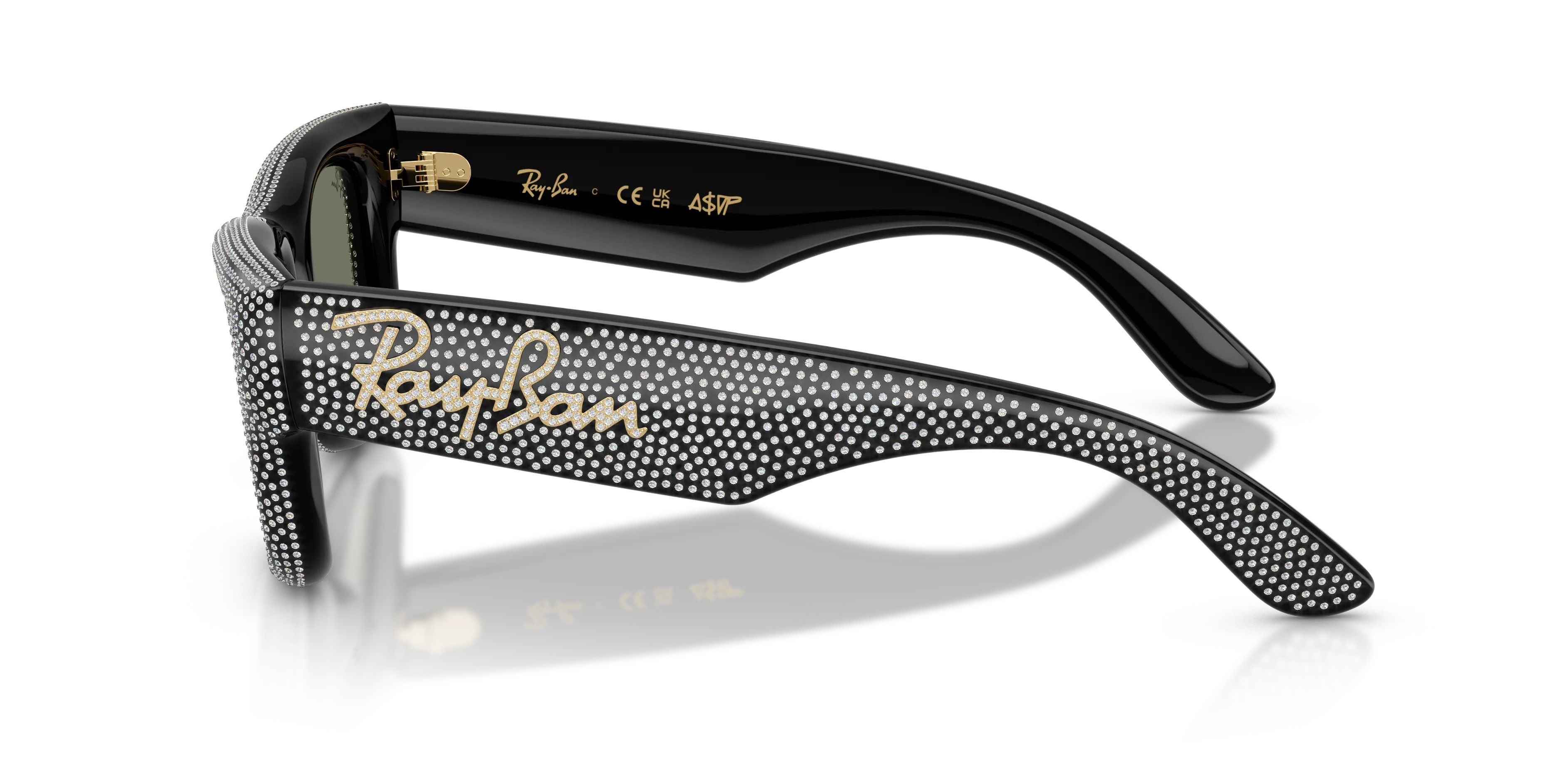 Ray - Ban RB4940BP WAYFARER PUFFER 686530 Occhiali da sole Nylon Nero Squadrata Normale - immagine 4
