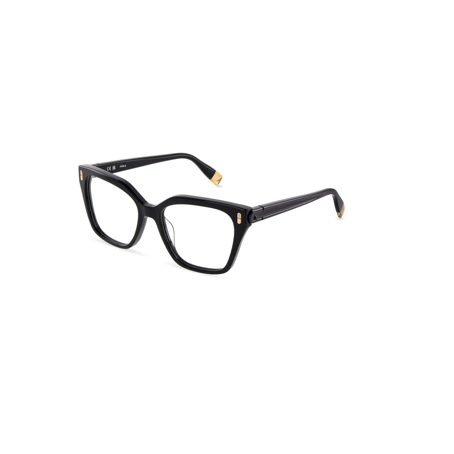 Furla VFUA95 0700 Montature da vista Acetato Nero Squadrata - immagine 1
