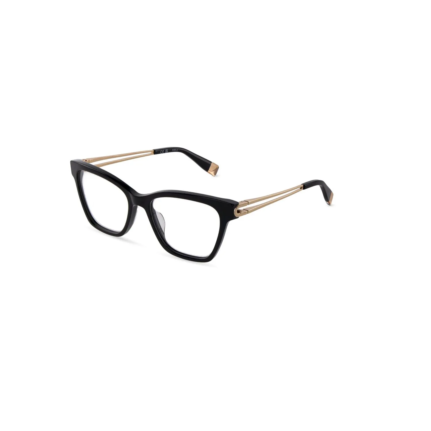 Furla VFUB05 0700 Montature da vista Acetato Nero Squadrata - immagine 1