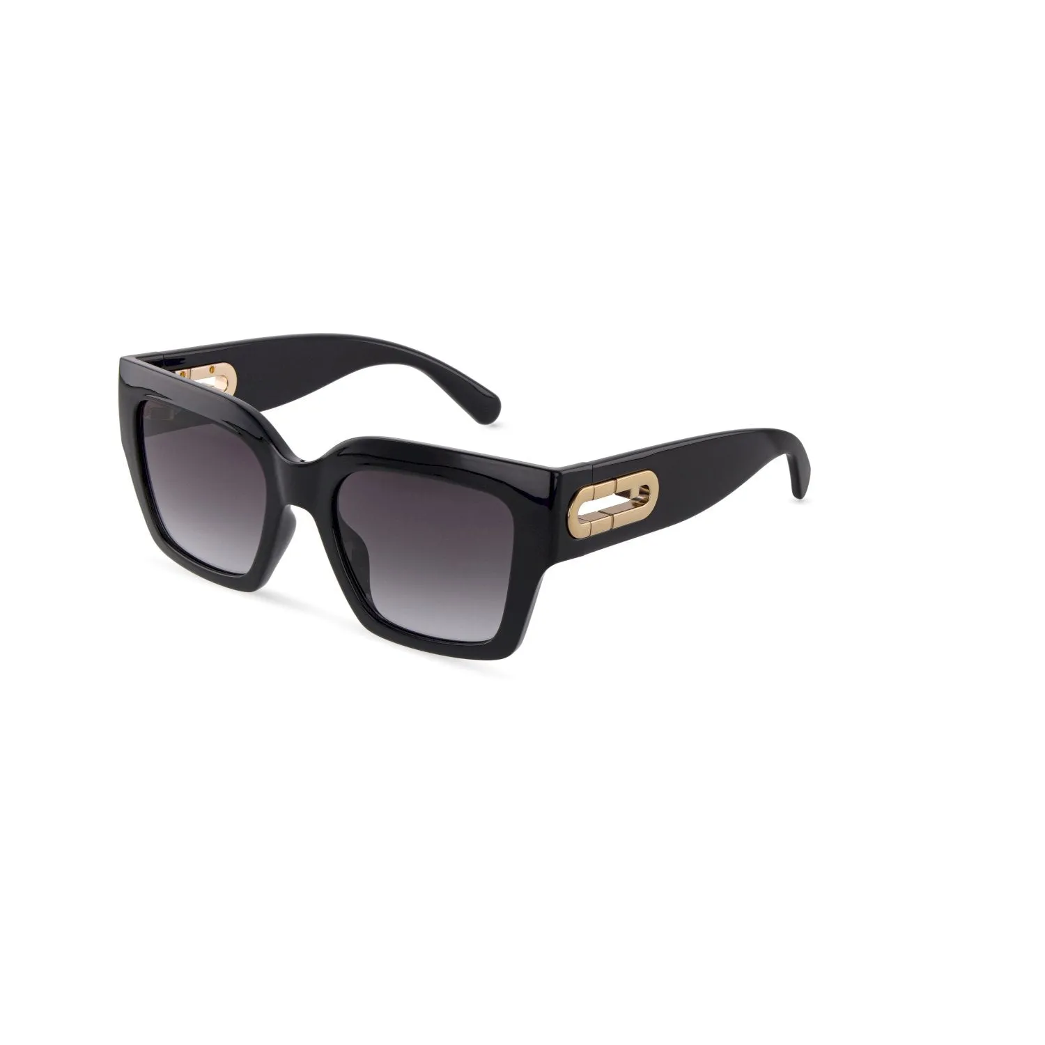Furla SFUB08 0Z42 Occhiali da sole Iniettato Nero Fumo Geometrica Normale Sfumato - immagine 1