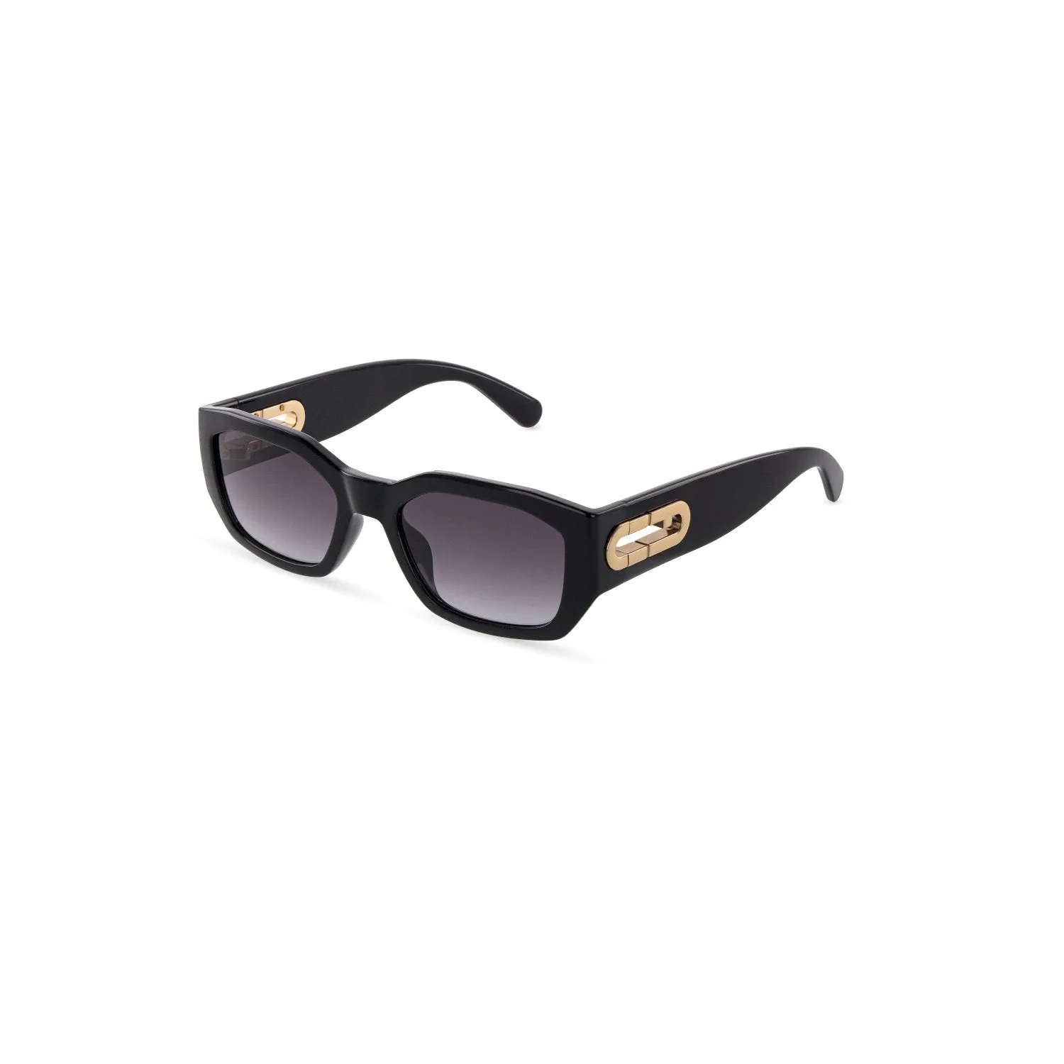 Furla SFUB07 0Z42 Occhiali da sole Iniettato Nero Fumo Geometrica Normale Sfumato - immagine 1