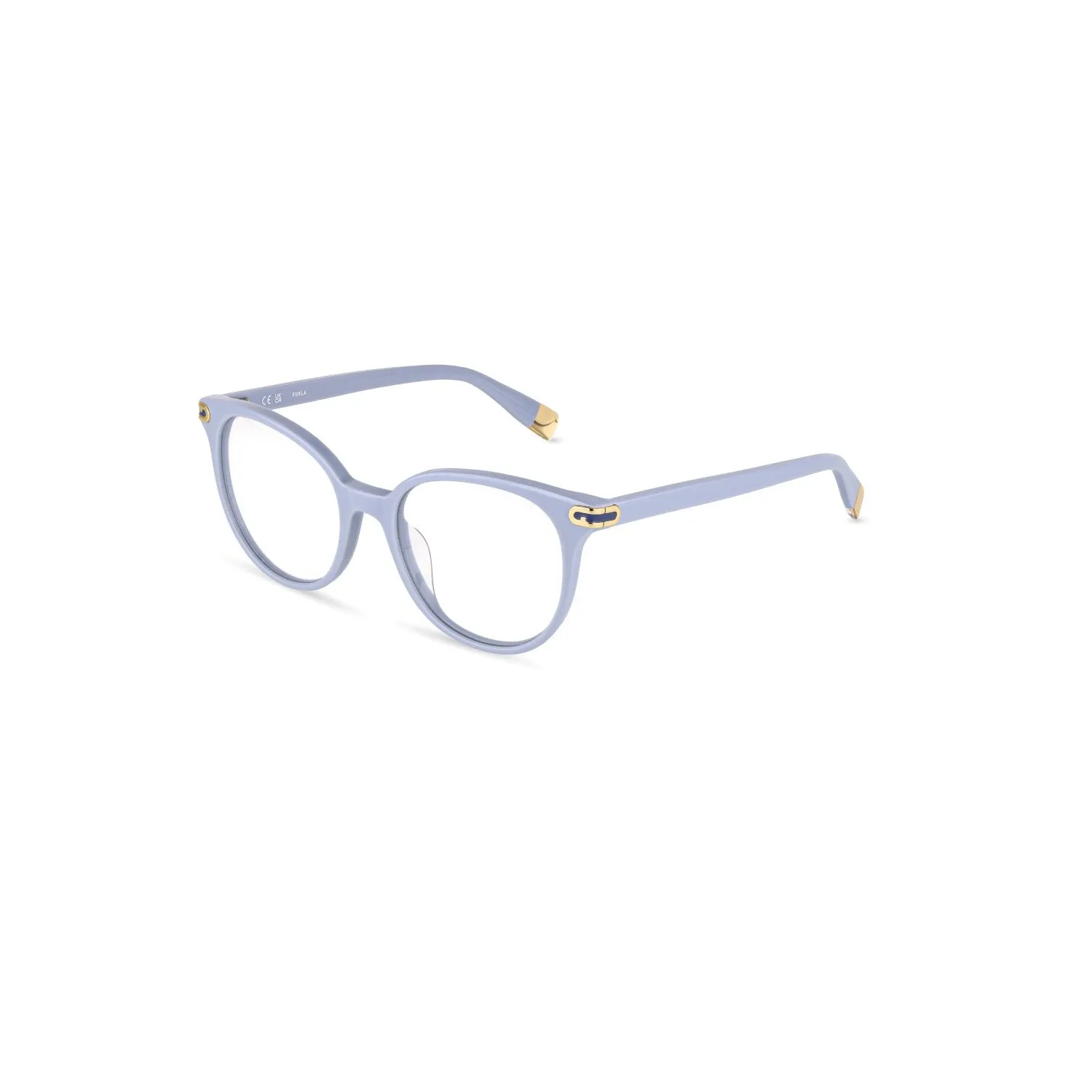 Furla VFUA97 09NQ Montature da vista Acetato Blu Pantos - immagine 1
