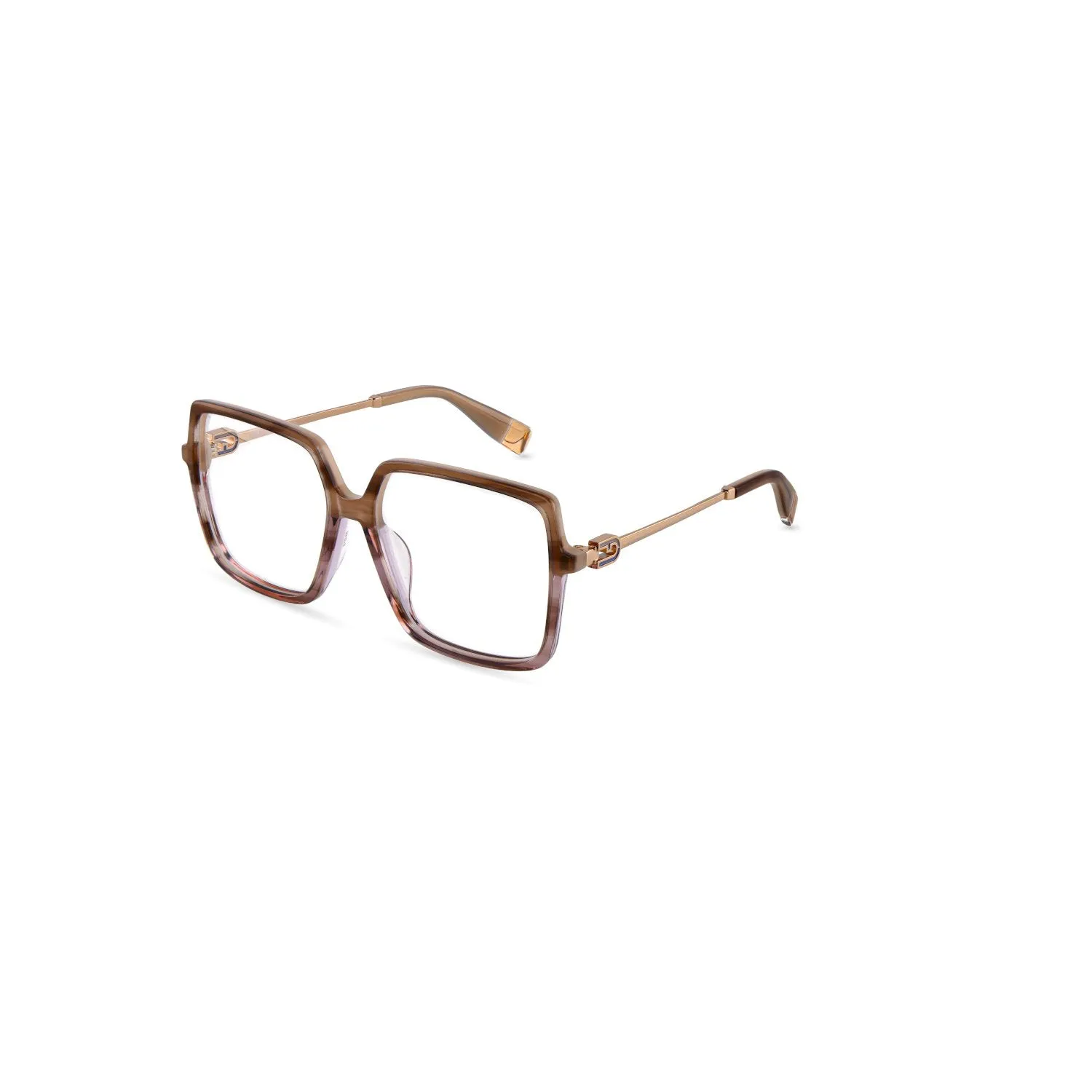 Furla VFU872 099G Montature da vista Acetato Marrone Squadrata - immagine 1