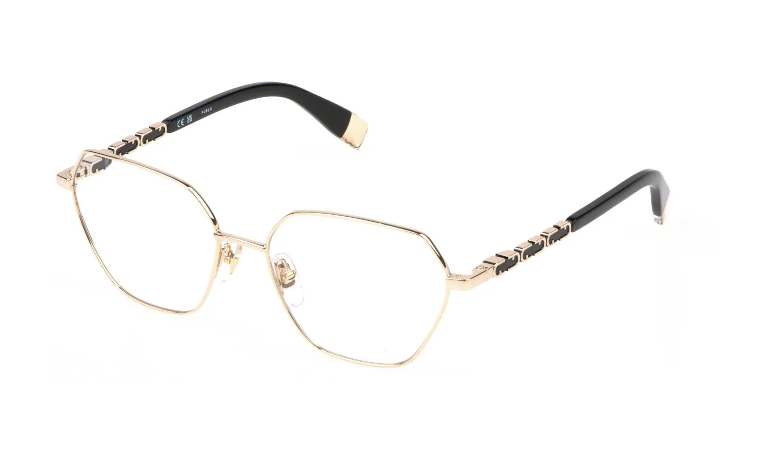 Furla VFU834 300 Montature da vista Metallo Oro Farfalla - immagine 1