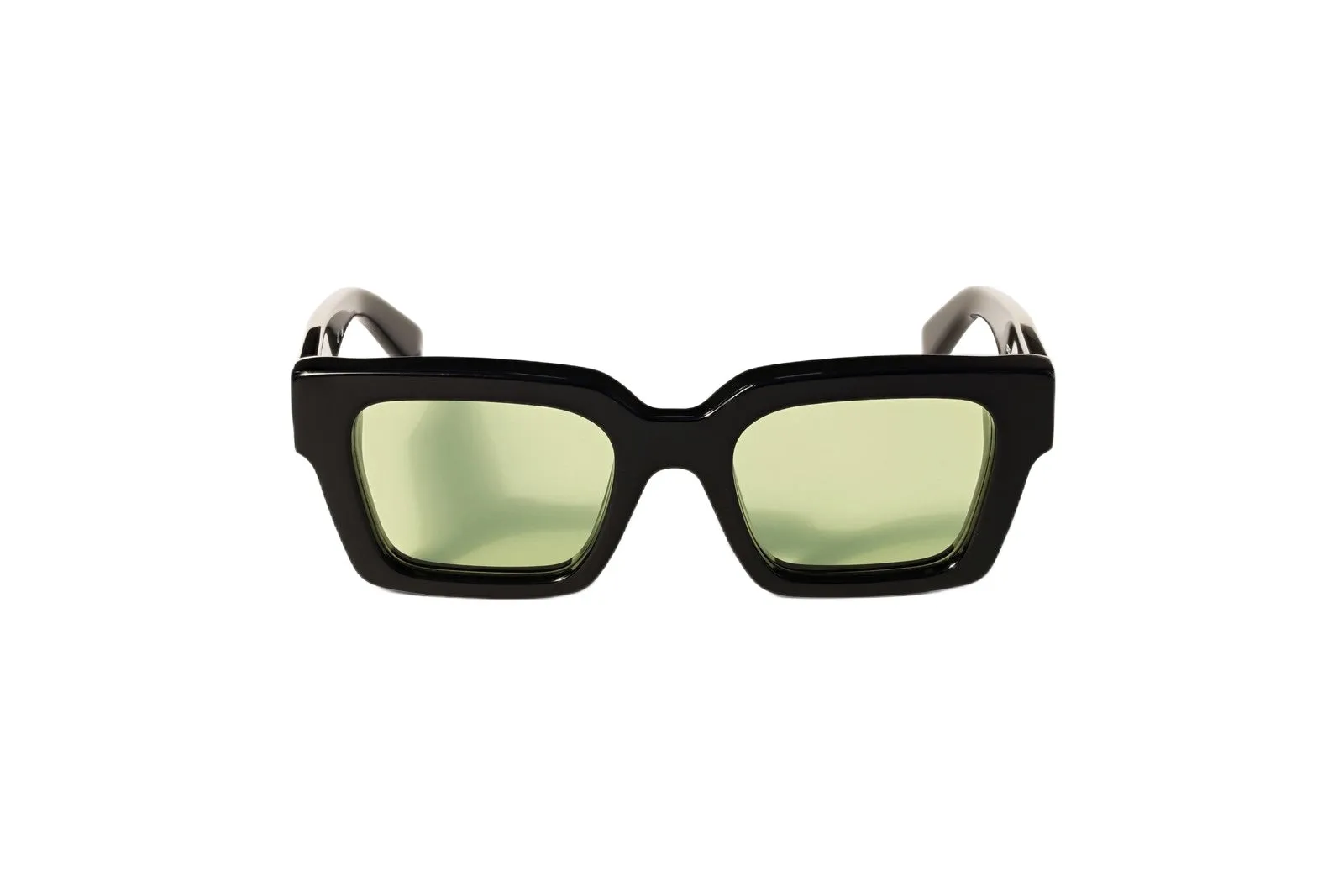 Off-White OW1022 VIRGIL 1050 Occhiali da sole Acetato Nero Verde Squadrata Normale - immagine 2