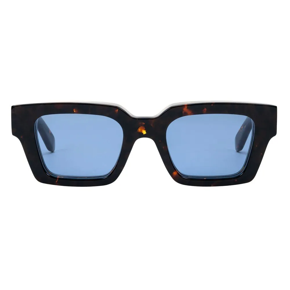 Off-White OW1022 VIRGIL 2507 Occhiali da sole Acetato Havana Azzurro Squadrata Normale - immagine 2
