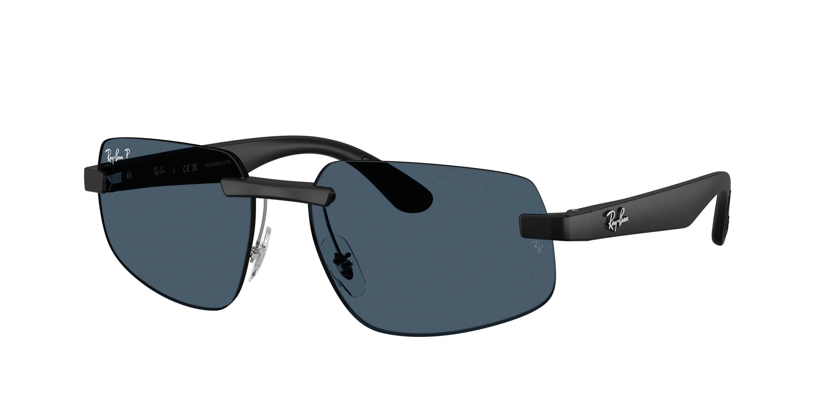 Ray - Ban RB4475CH 601S1C Occhiali da sole Peek Nero Geometrica Polarizzata - immagine 1