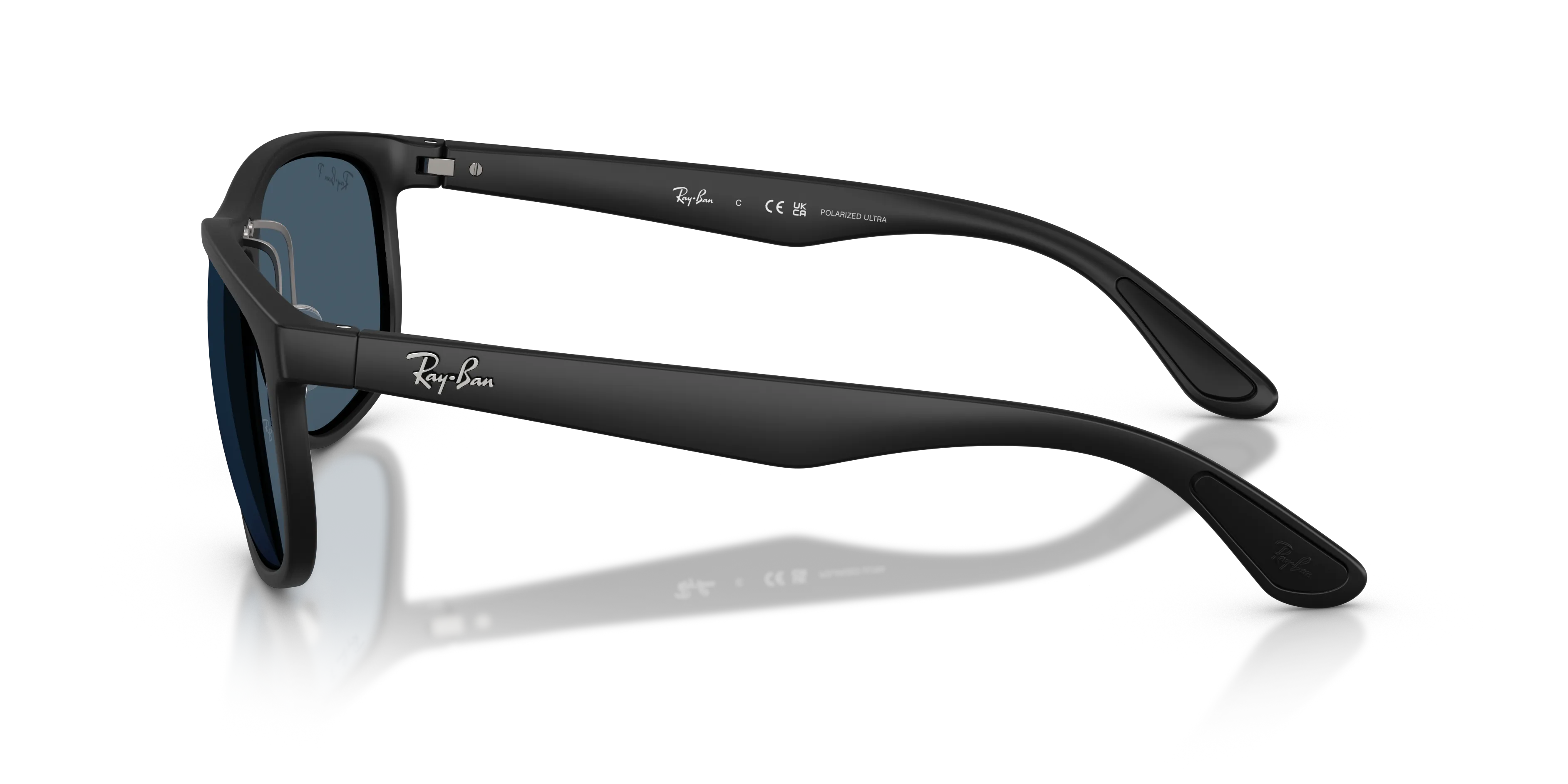 Ray - Ban RB4468 601S1C Occhiali da sole Peek Nero Squadrata Polarizzata - immagine 4