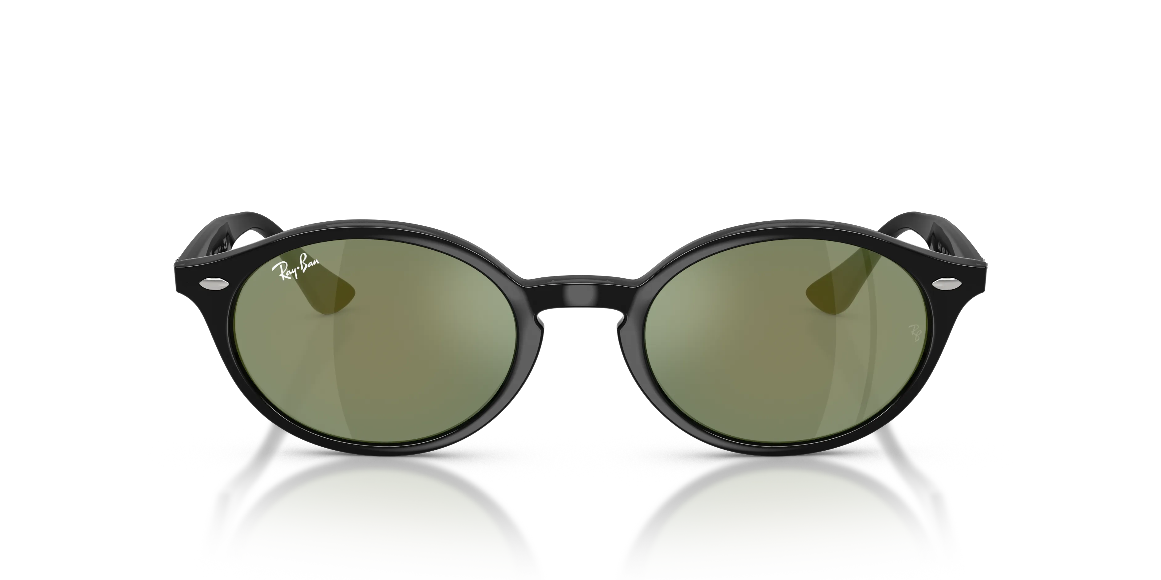 Ray - Ban RB4315 601/68 Occhiali da sole Nylon Nero Rotonda Normale - immagine 3