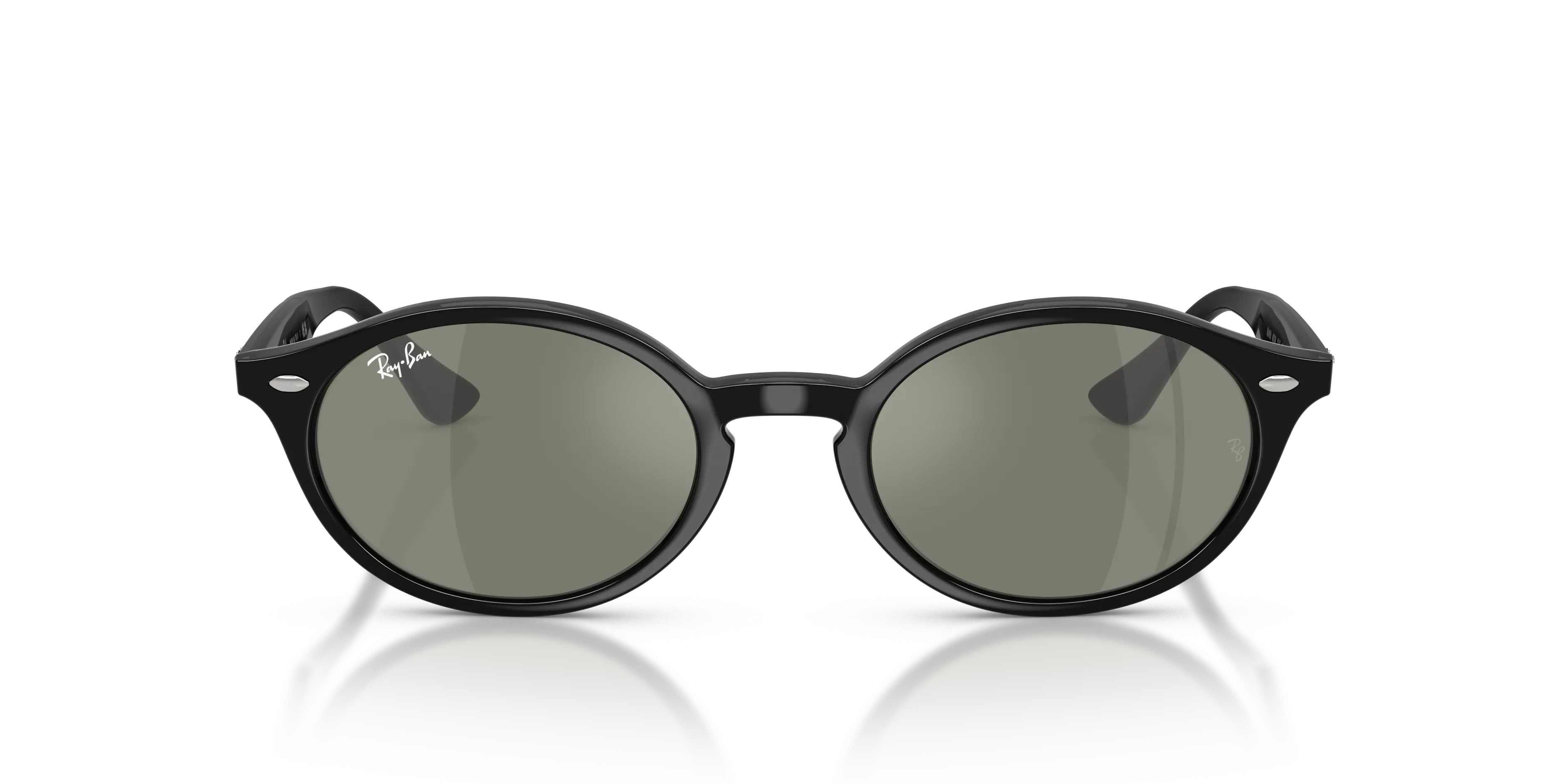 Ray - Ban RB4315 601/39 Occhiali da sole Nylon Nero Rotonda Normale - immagine 3