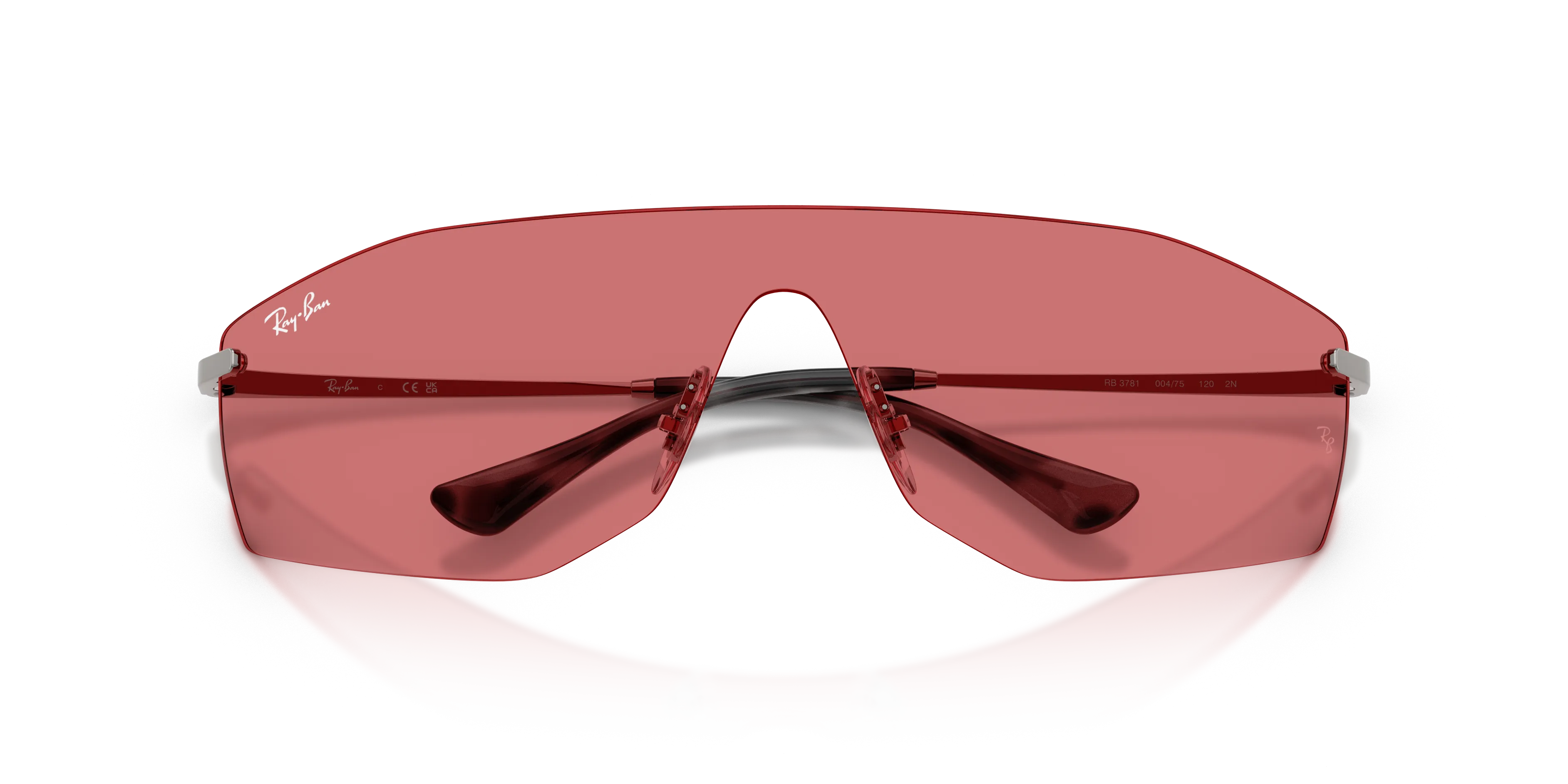 Ray - Ban RB3781 004/75 Occhiali da sole Metallo Grigio Geometrica Normale - immagine 2