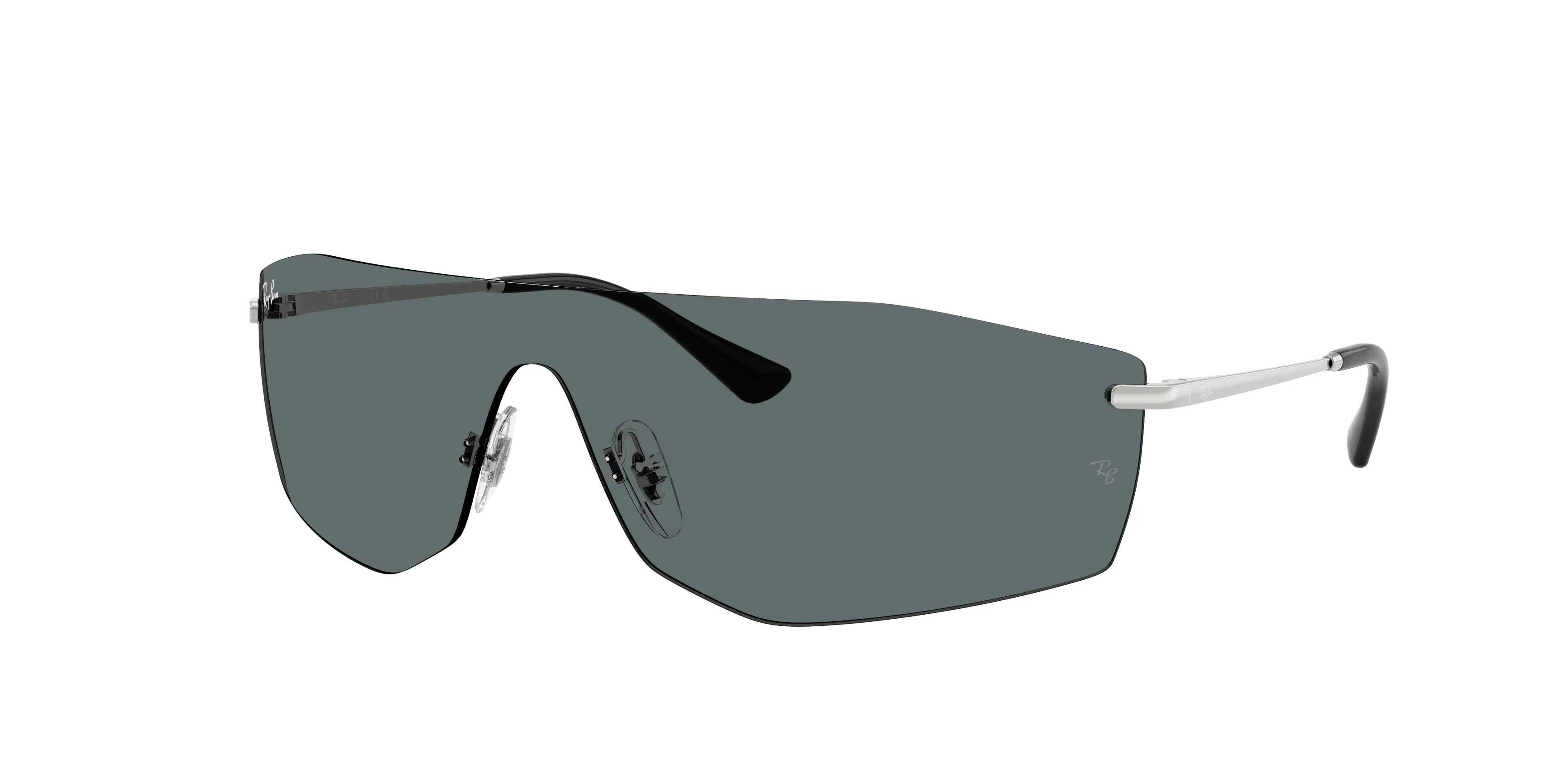 Ray - Ban RB3781 003/87 Occhiali da sole Metallo Argento Grigio Geometrica Normale - immagine 1