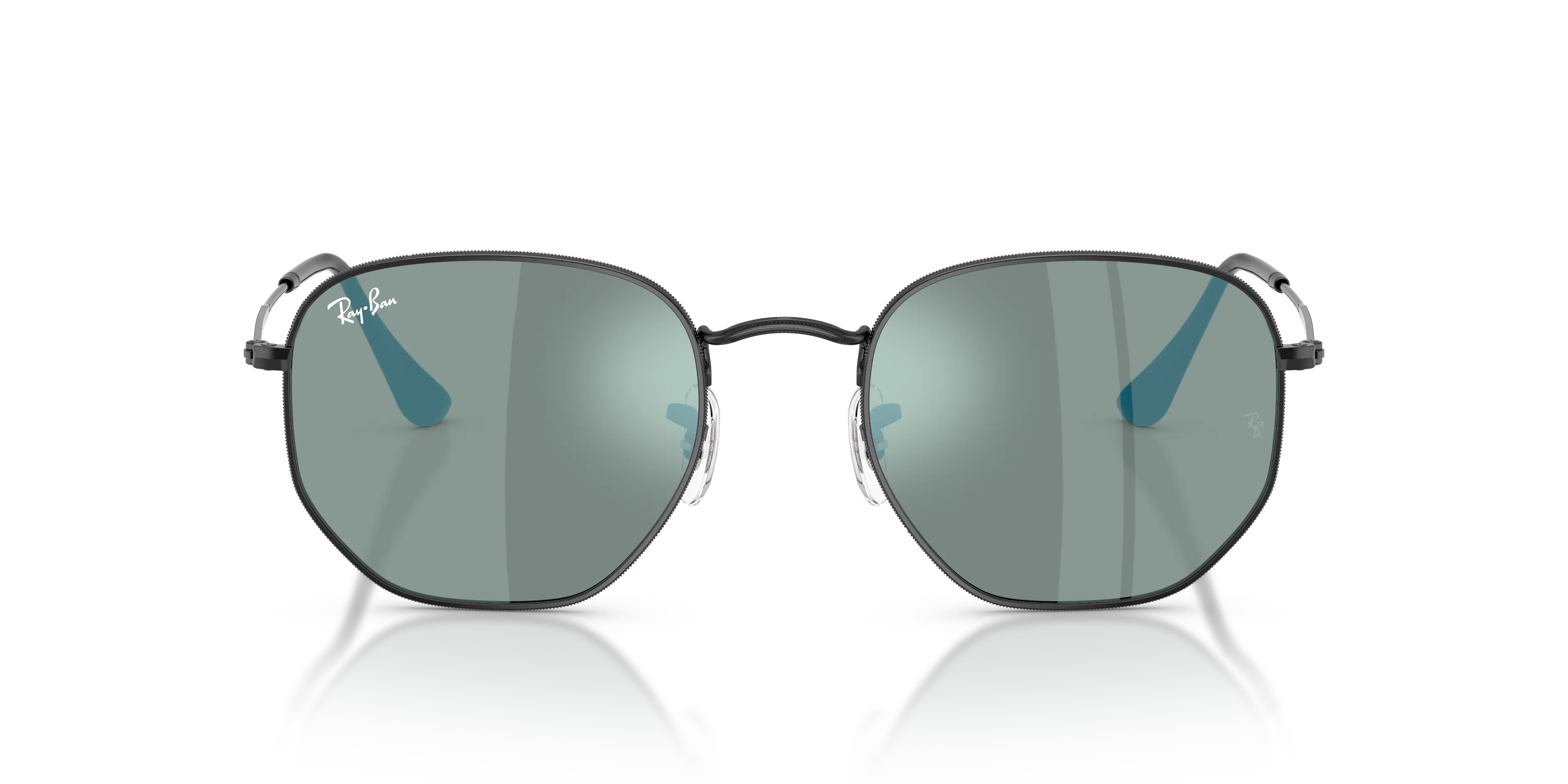 Ray - Ban RB3548N HEXAGONAL 002/8O Occhiali da sole Acciaio Nero Geometrica Normale - immagine 3