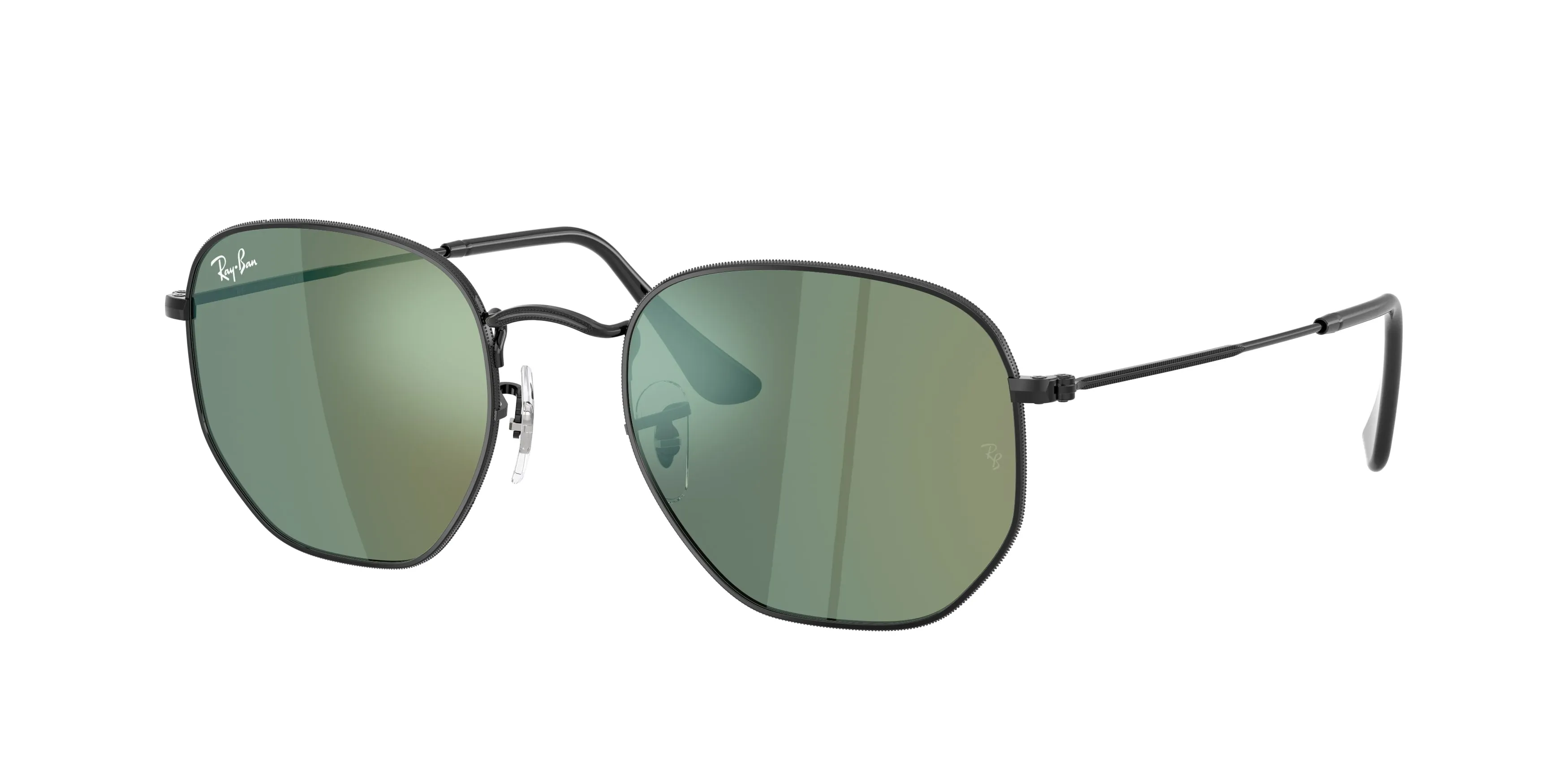 Ray - Ban RB3548N HEXAGONAL 002/68 Occhiali da sole Acciaio Nero Geometrica Normale - immagine 1